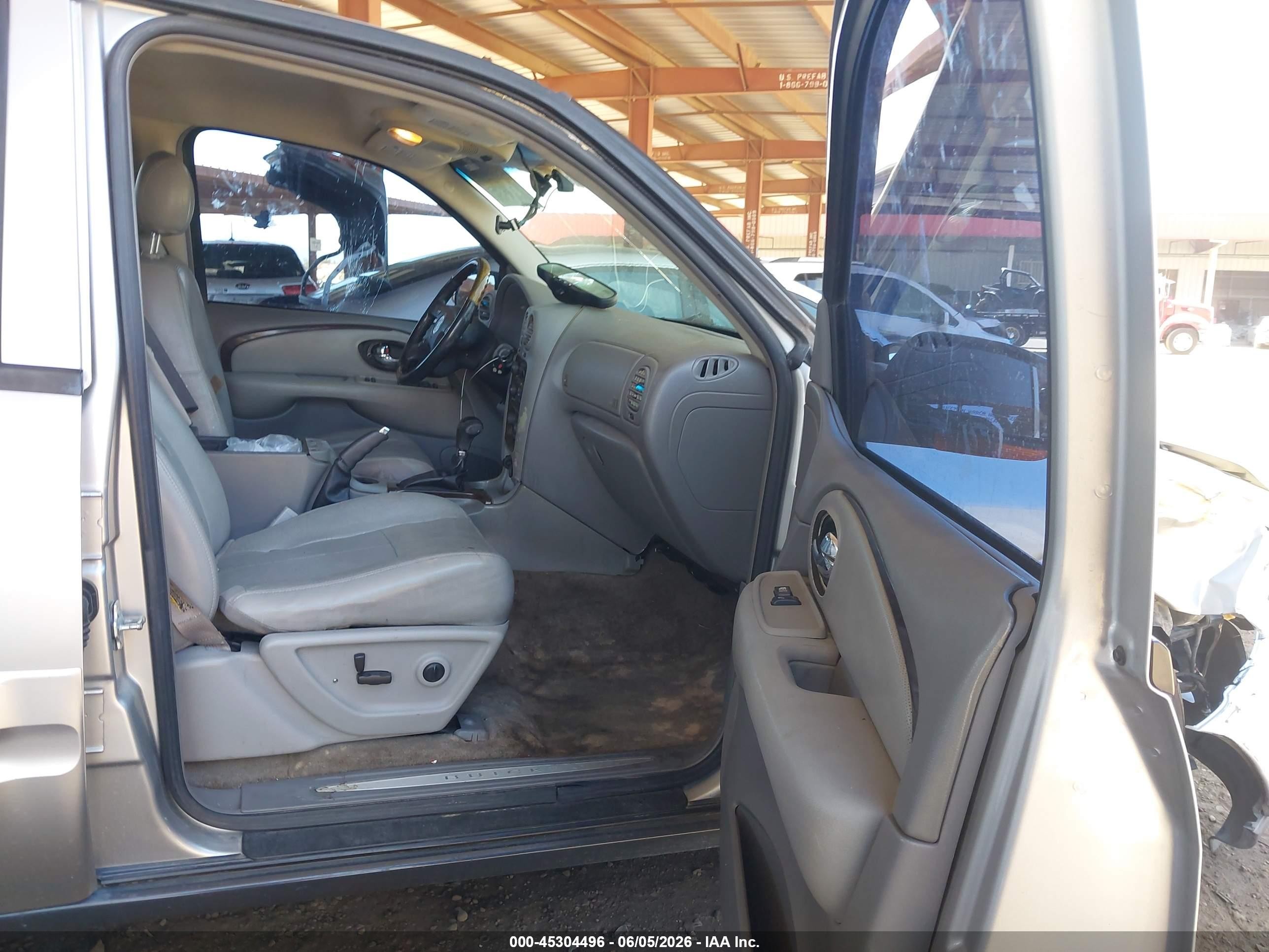 2005 Buick Rainier Cxl Gray vin: 5GADS13S652367786