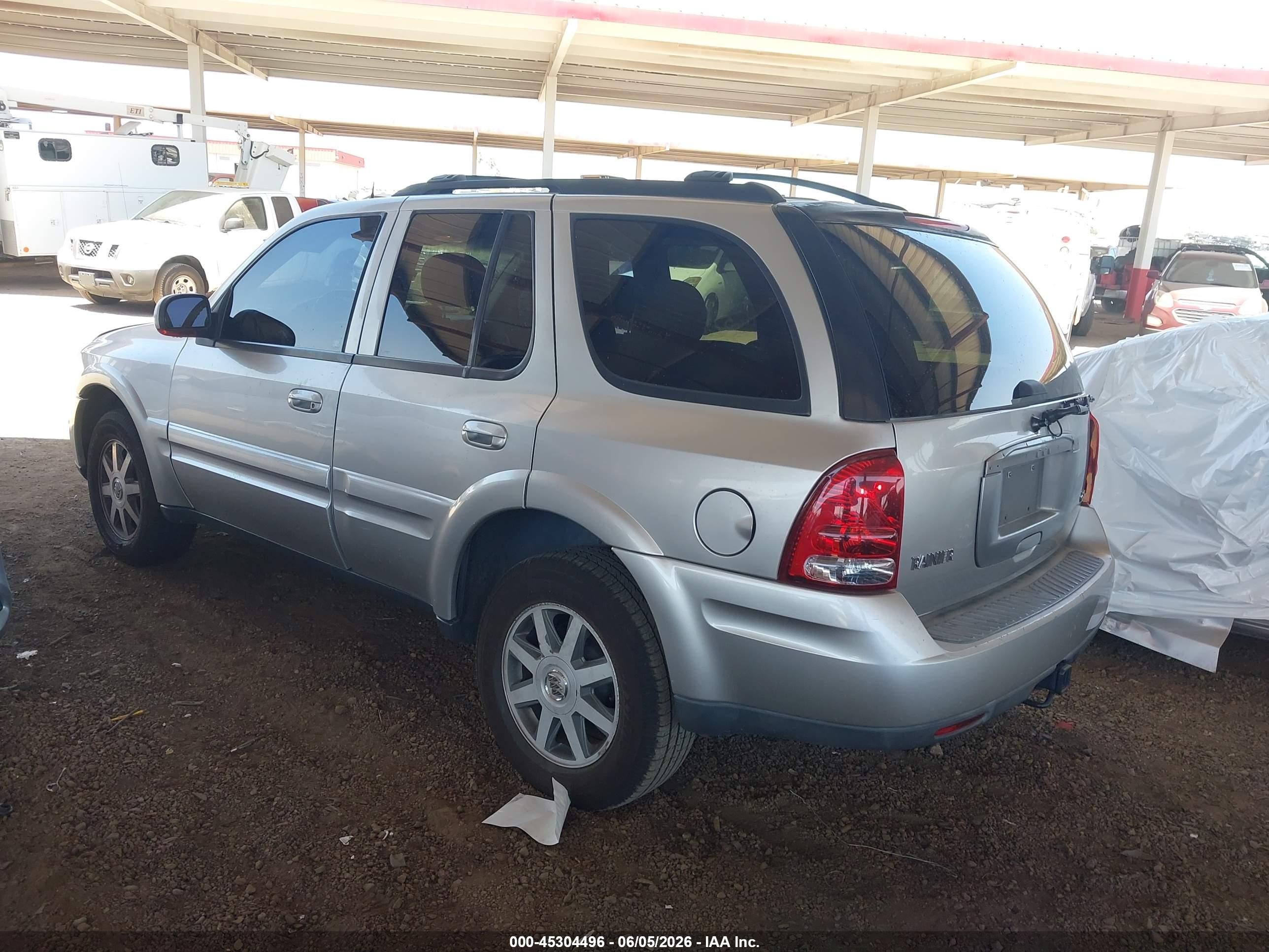 2005 Buick Rainier Cxl Gray vin: 5GADS13S652367786