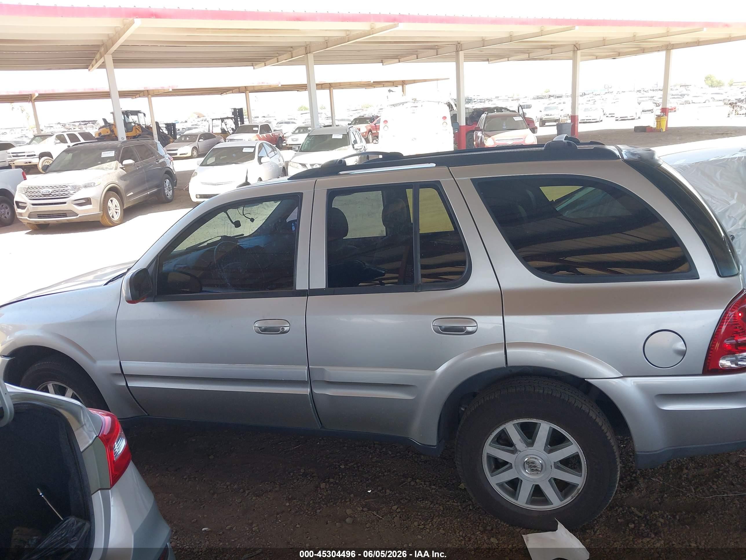 2005 Buick Rainier Cxl Gray vin: 5GADS13S652367786