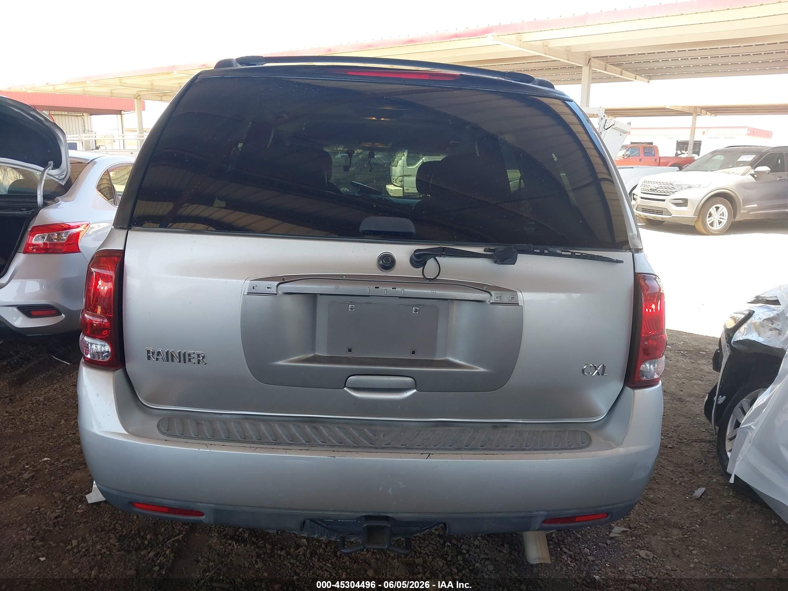2005 Buick Rainier Cxl Gray vin: 5GADS13S652367786