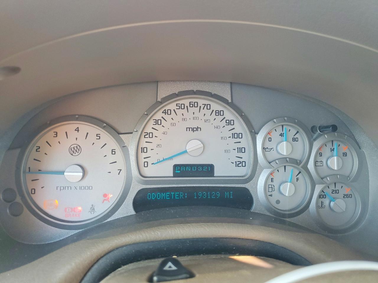 2004 Buick Rainier Cxl White vin: 5GADS13S742178465
