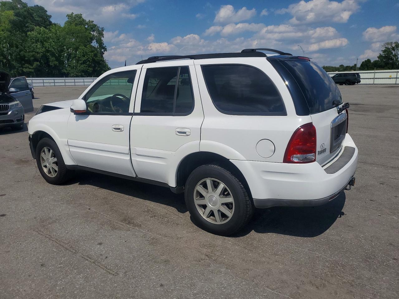 2004 Buick Rainier Cxl White vin: 5GADS13S742178465