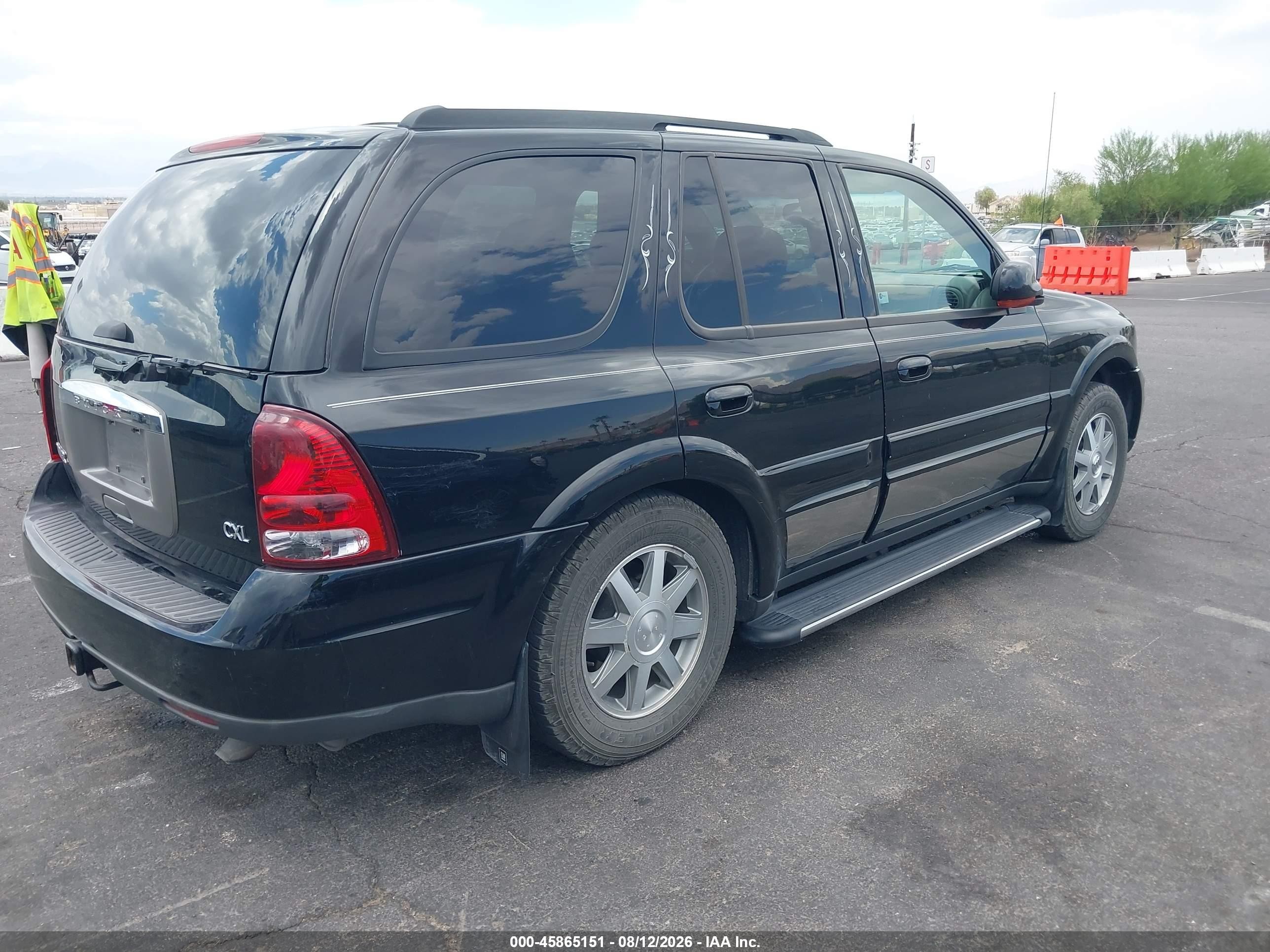 2005 Buick Rainier Cxl Black vin: 5GADS13SX52146837