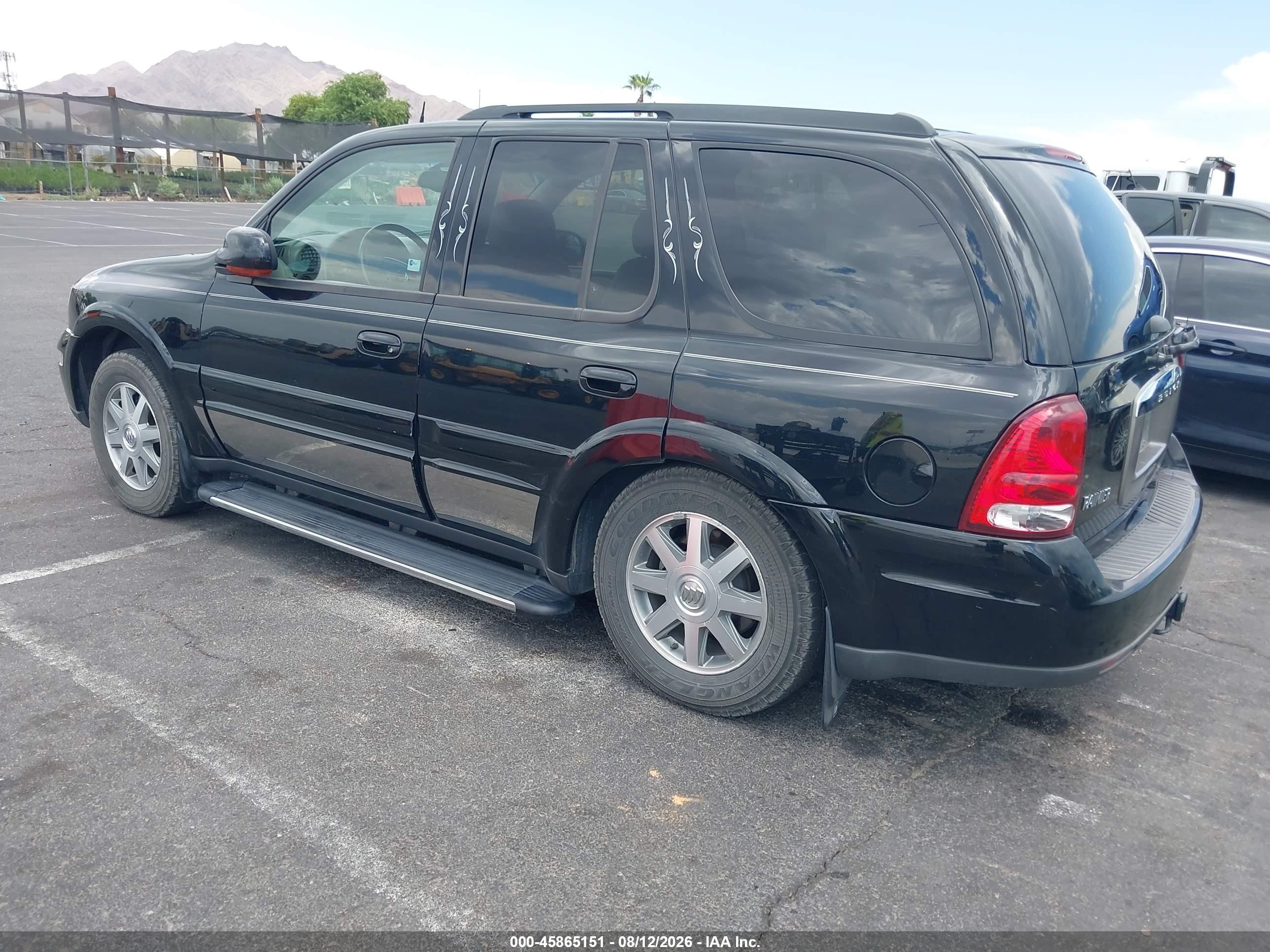 2005 Buick Rainier Cxl Black vin: 5GADS13SX52146837