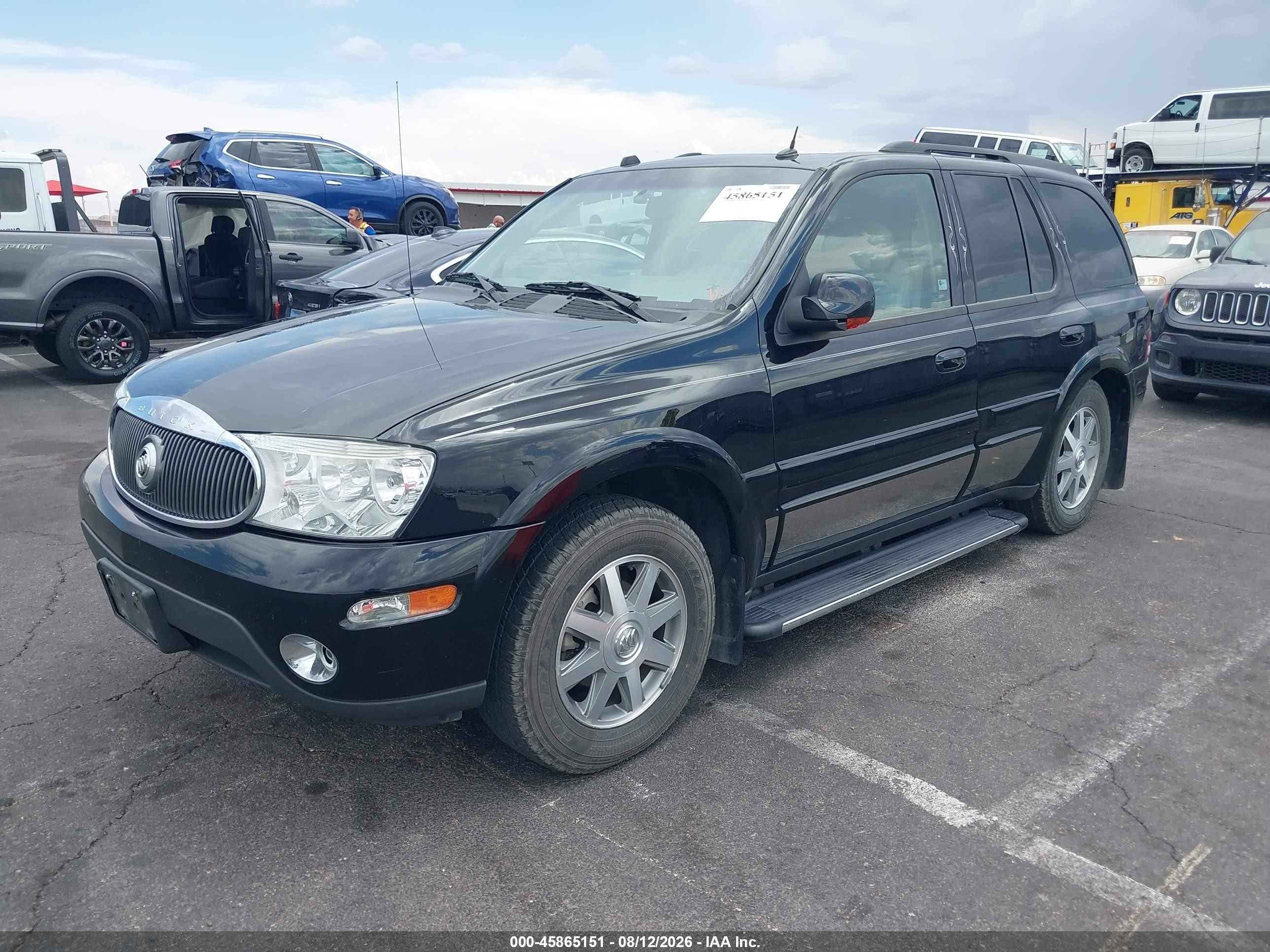 2005 Buick Rainier Cxl Black vin: 5GADS13SX52146837