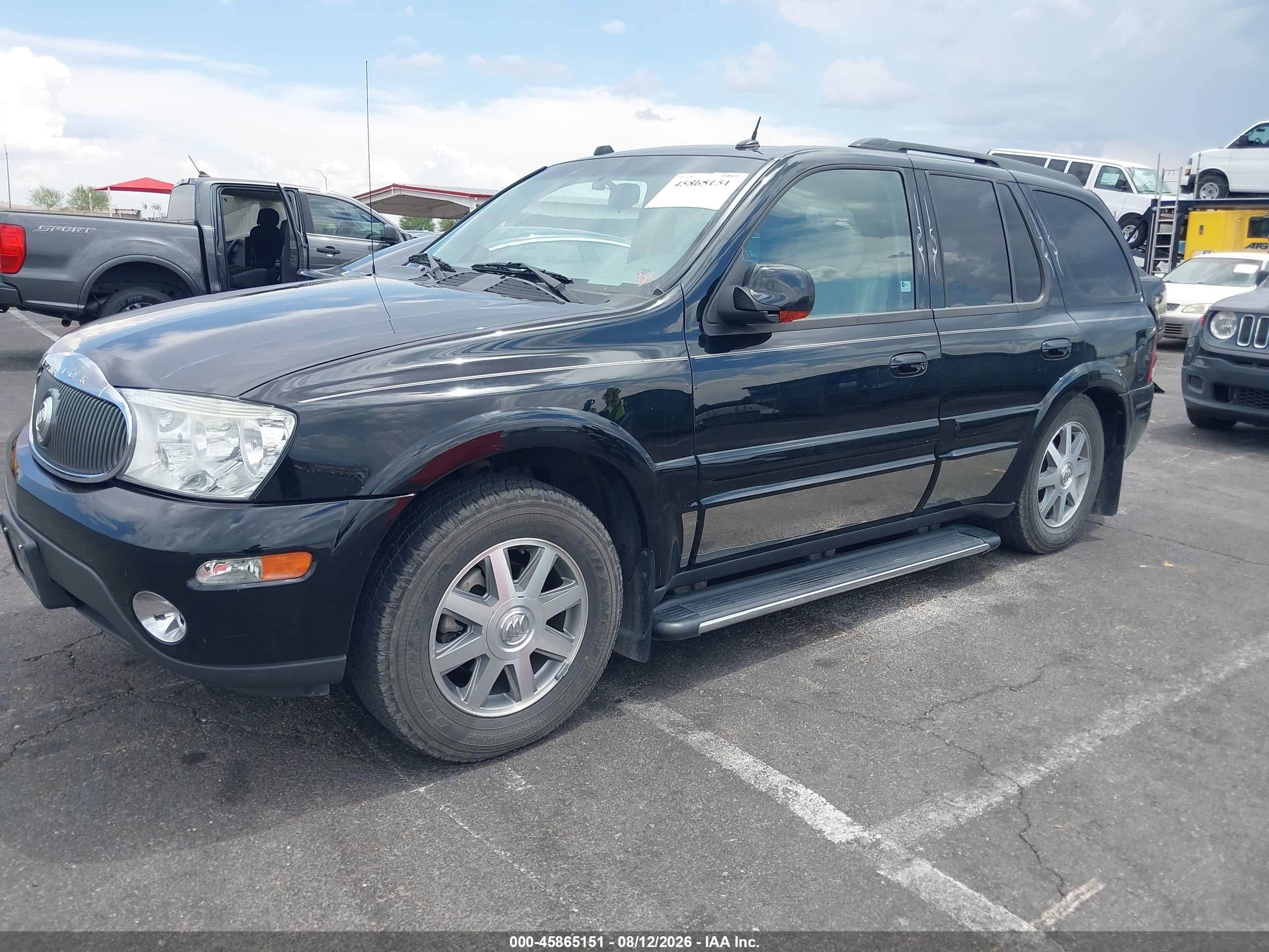 2005 Buick Rainier Cxl Black vin: 5GADS13SX52146837