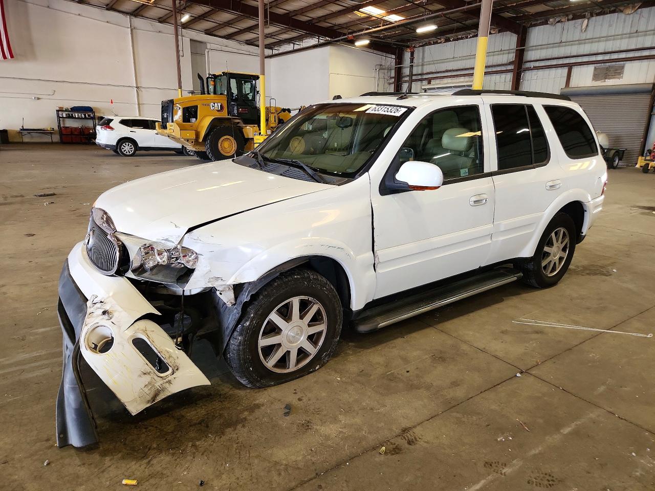 2005 Buick Rainier Cxl White vin: 5GADS13SX52151021