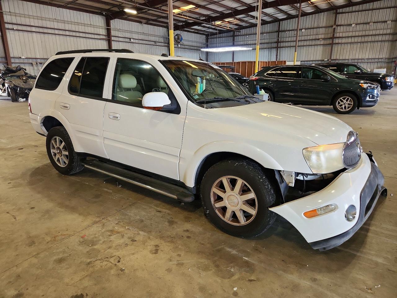 2005 Buick Rainier Cxl White vin: 5GADS13SX52151021