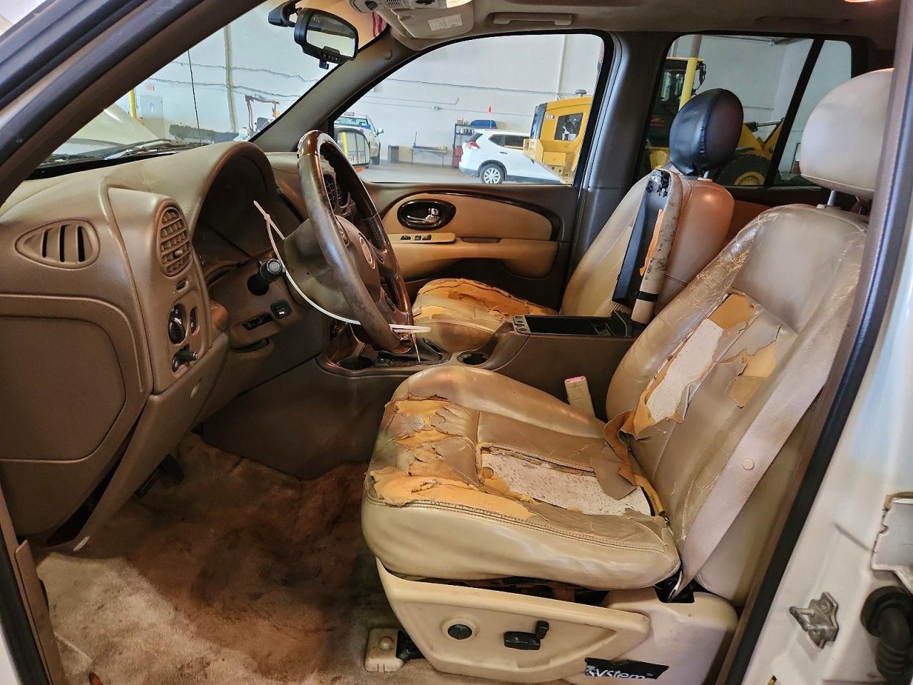 2005 Buick Rainier Cxl White vin: 5GADS13SX52151021