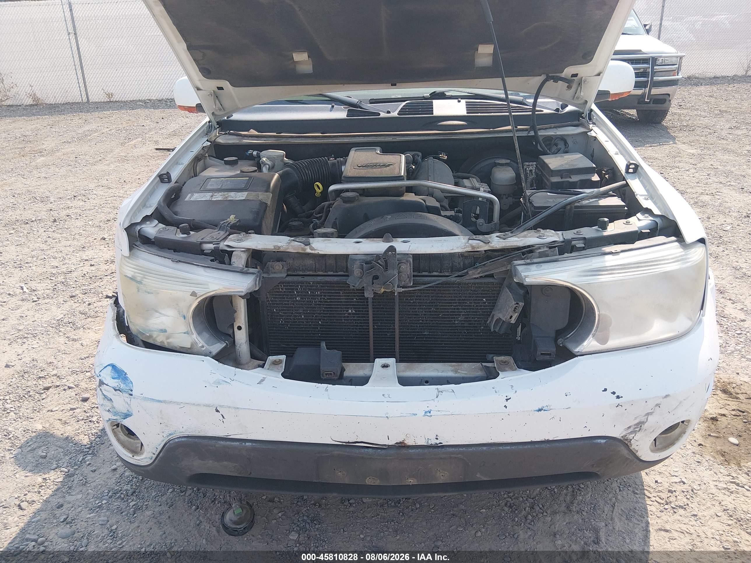 2005 Buick Rainier Cxl White vin: 5GADT13S052215242