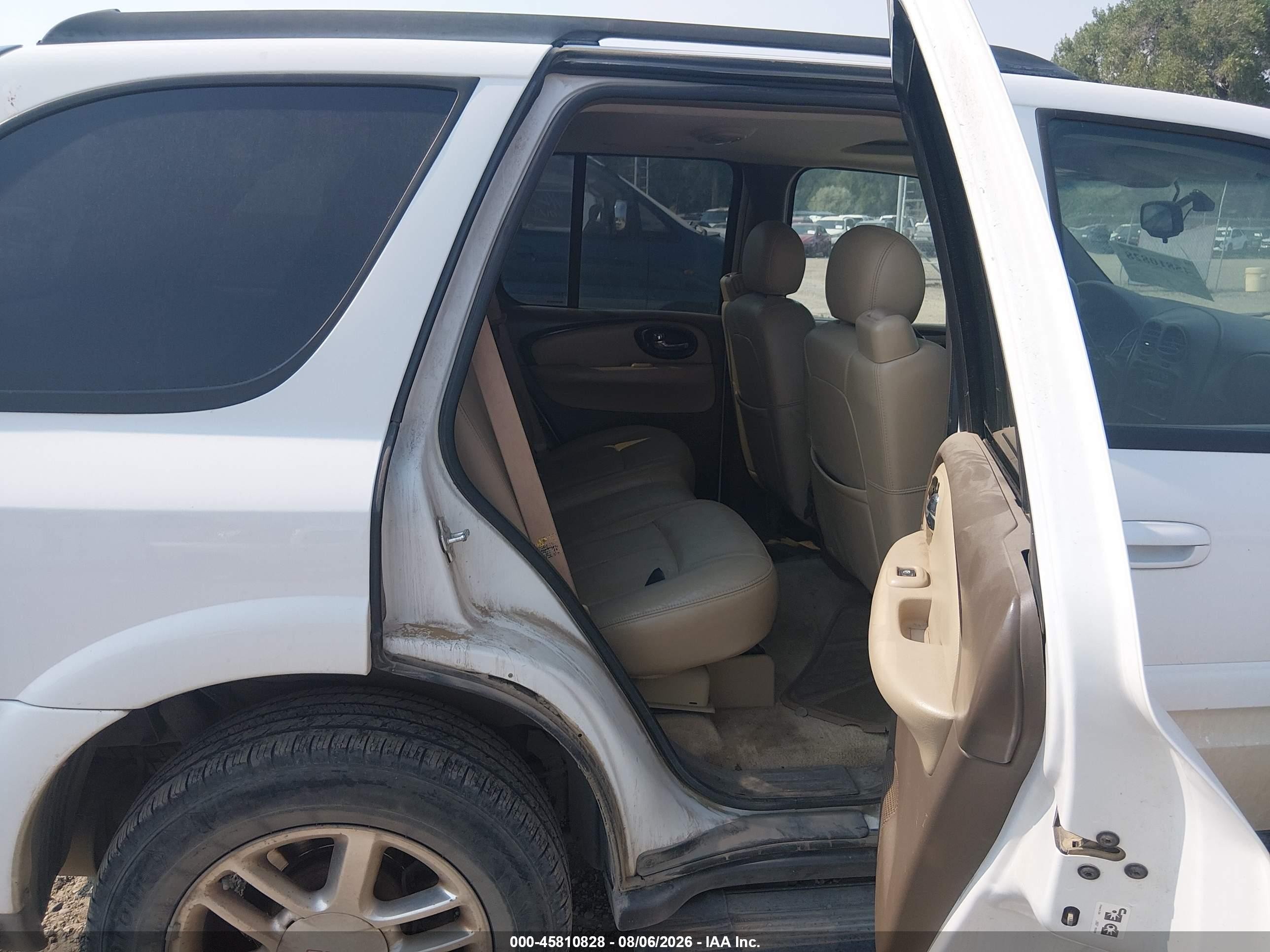2005 Buick Rainier Cxl White vin: 5GADT13S052215242