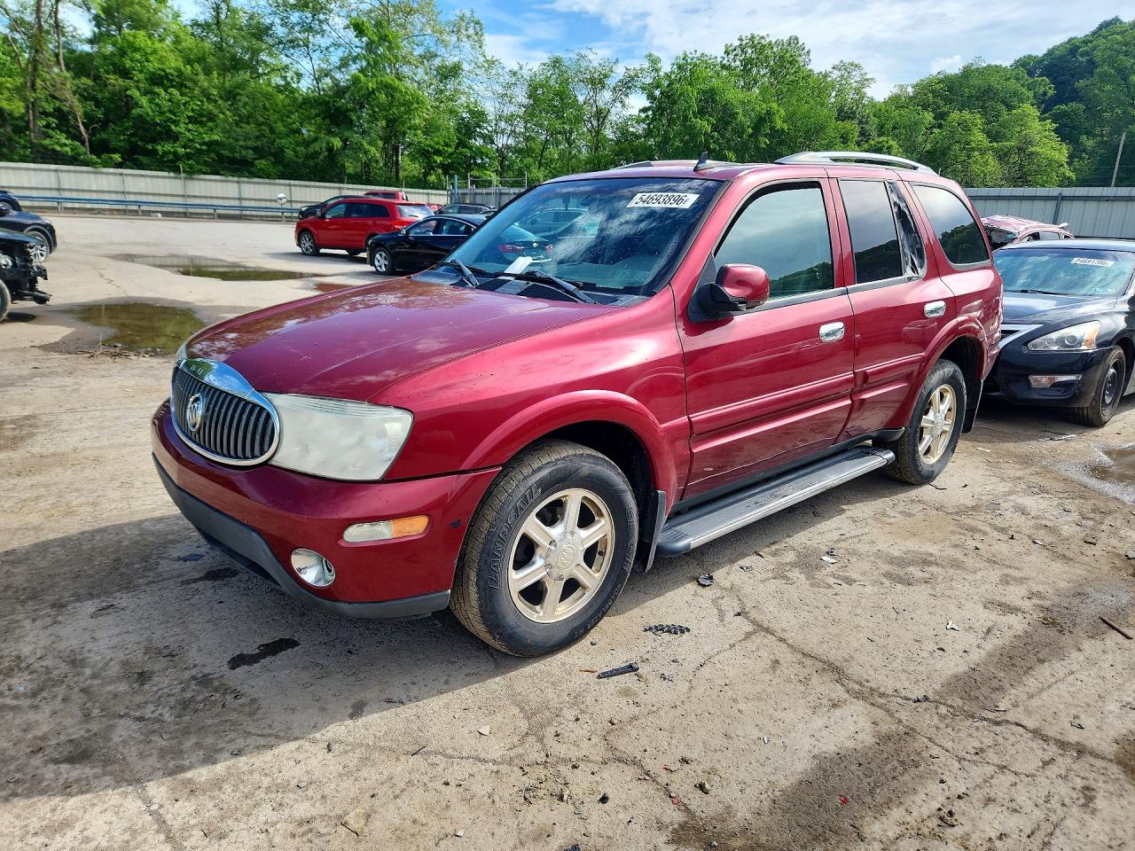 2006 Buick Rainier Cxl Red vin: 5GADT13S062230860