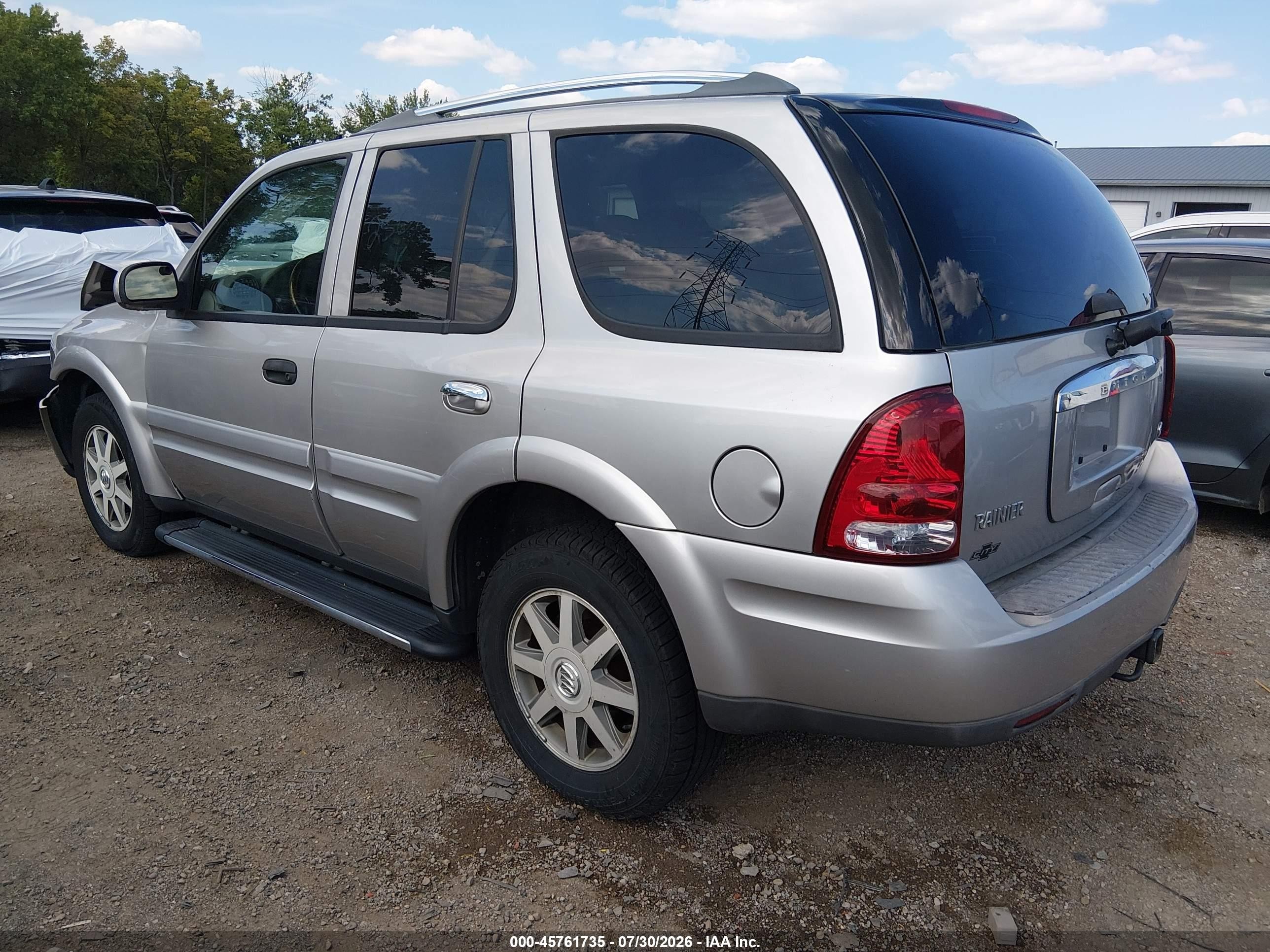 2006 Buick Rainier Cxl Серебряный vin: 5GADT13S062250705
