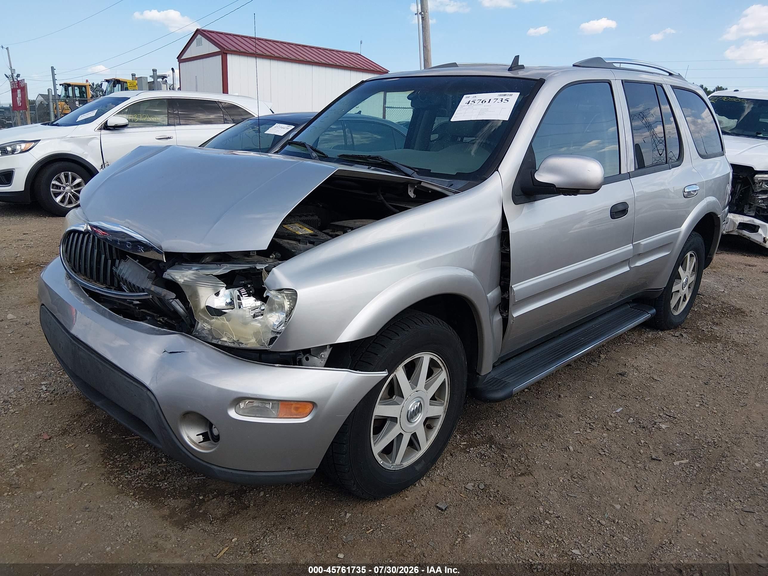 2006 Buick Rainier Cxl Серебряный vin: 5GADT13S062250705
