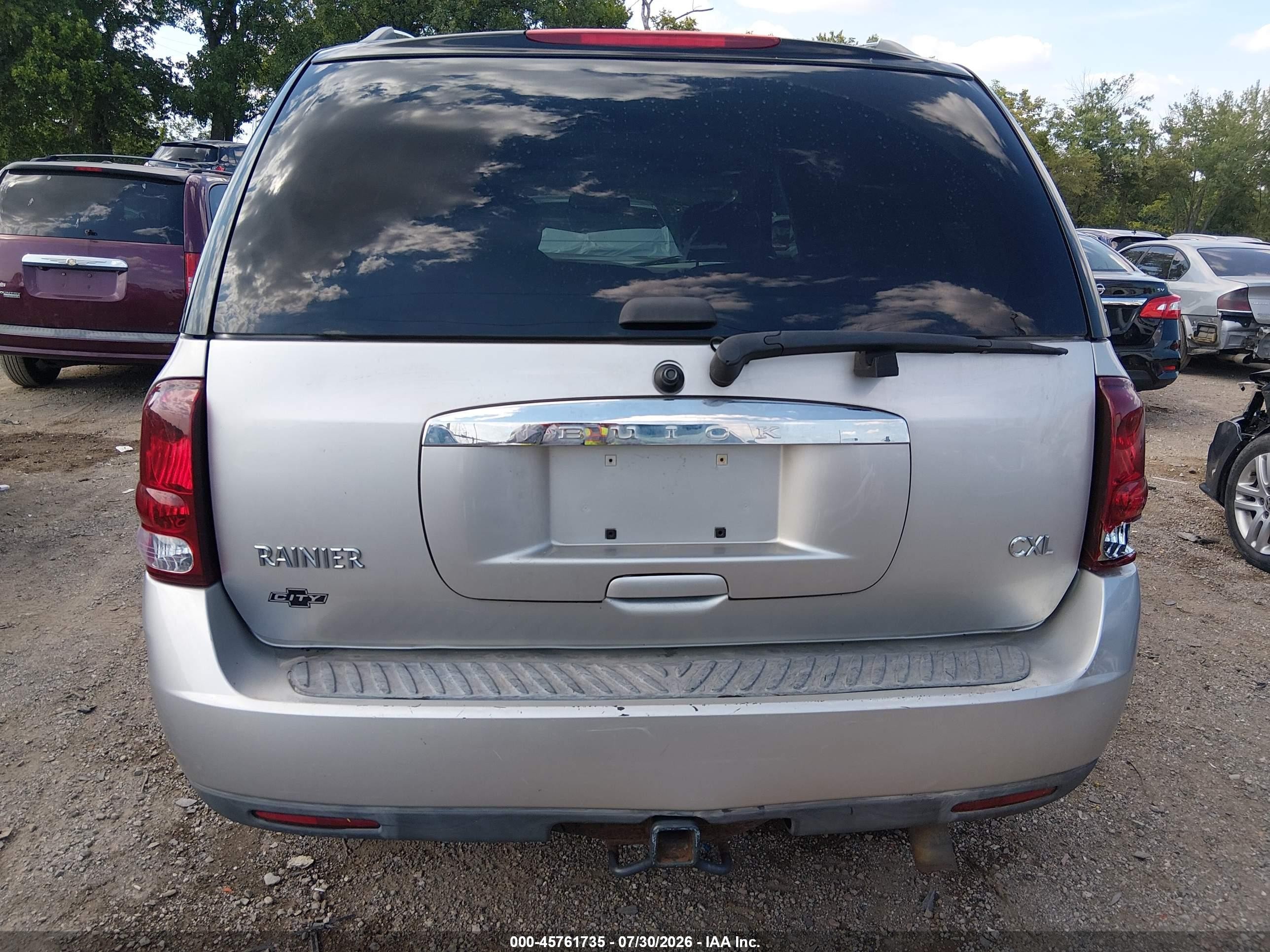 2006 Buick Rainier Cxl Серебряный vin: 5GADT13S062250705