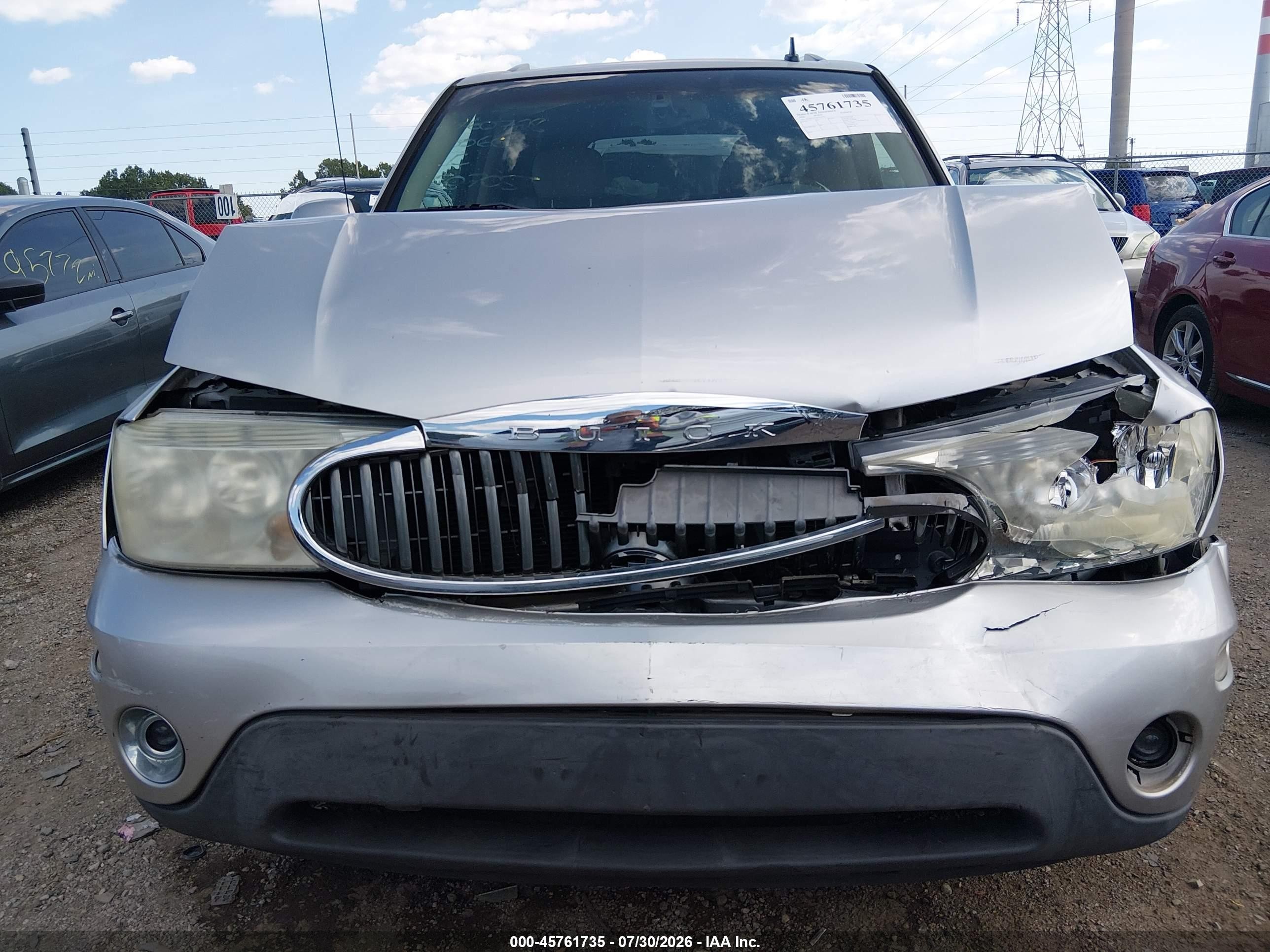 2006 Buick Rainier Cxl Серебряный vin: 5GADT13S062250705