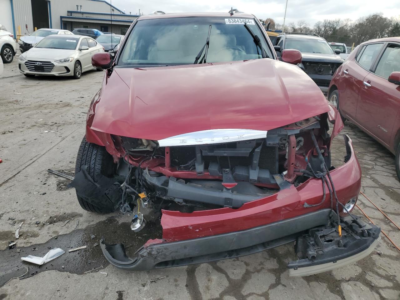 2006 Buick Rainier Cxl Burgundy vin: 5GADT13S062324107