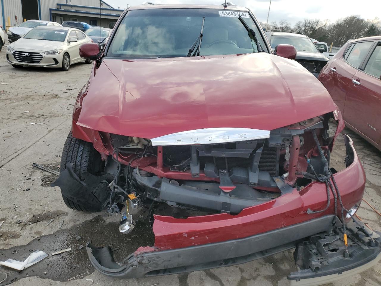 2006 Buick Rainier Cxl Burgundy vin: 5GADT13S062324107