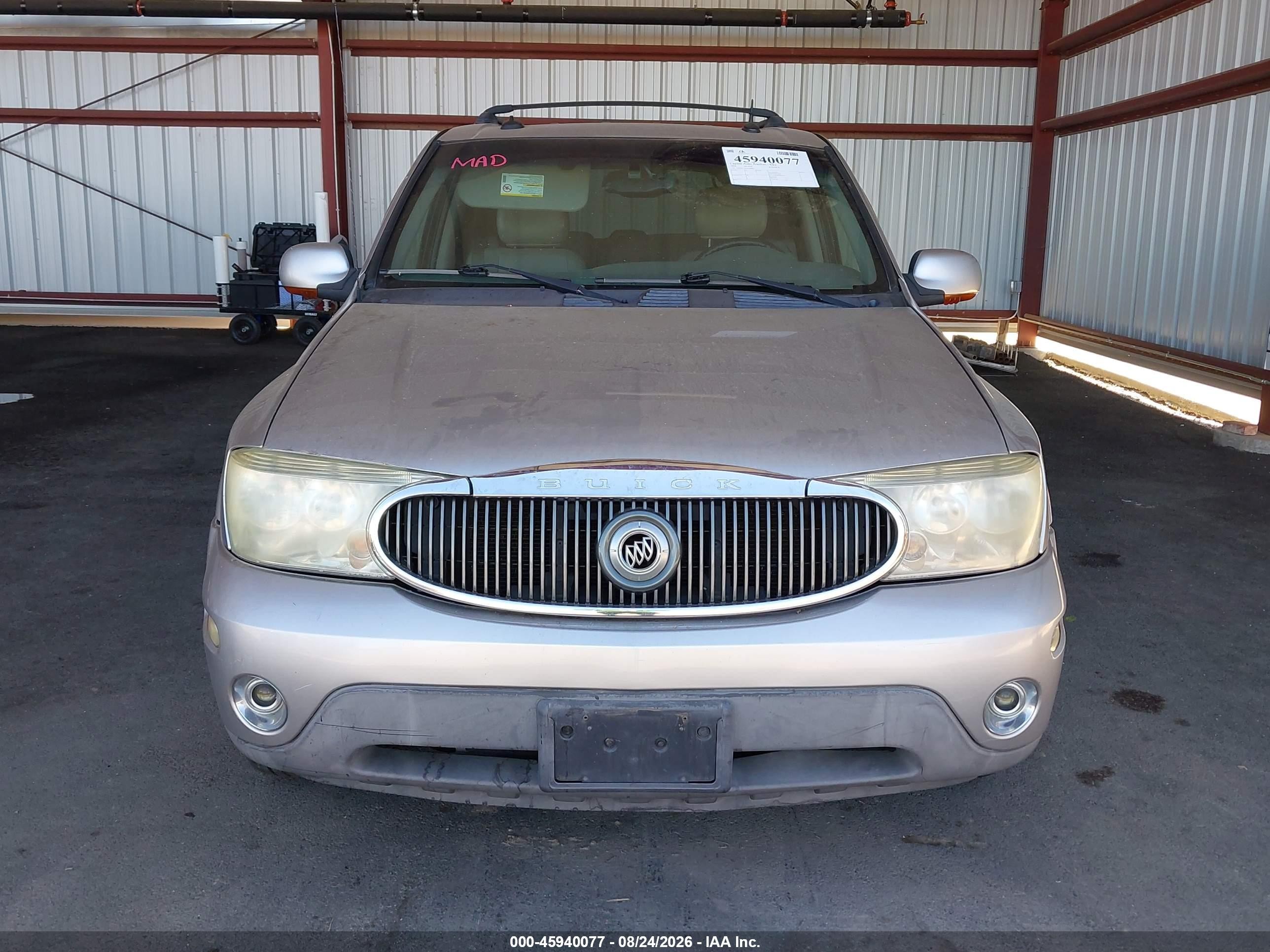 2004 Buick Rainier Cxl Plus Silver vin: 5GADT13S142149055