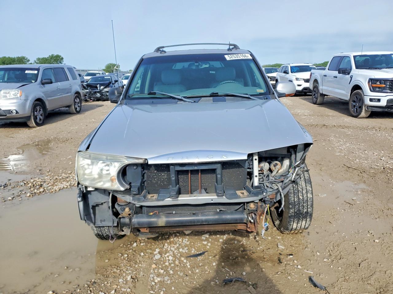 2004 Buick Rainier Silver vin: 5GADT13S142265887