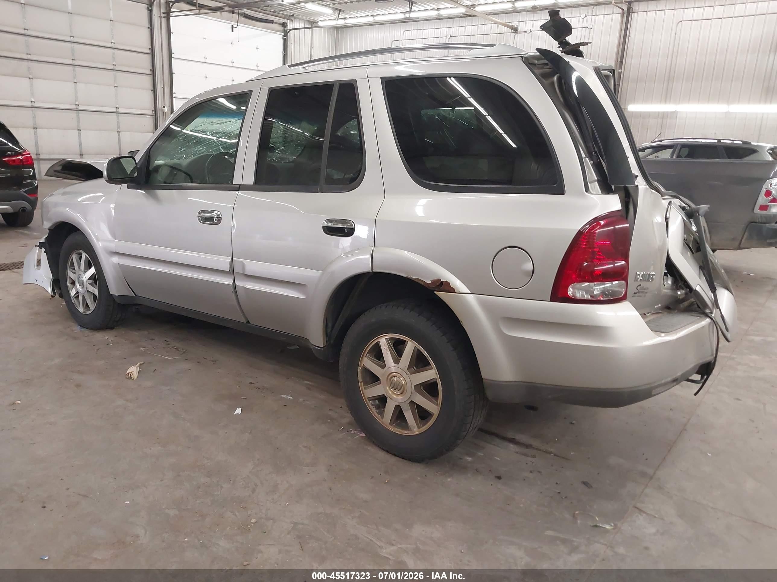 2006 Buick Rainier Cxl Silver vin: 5GADT13S162329588