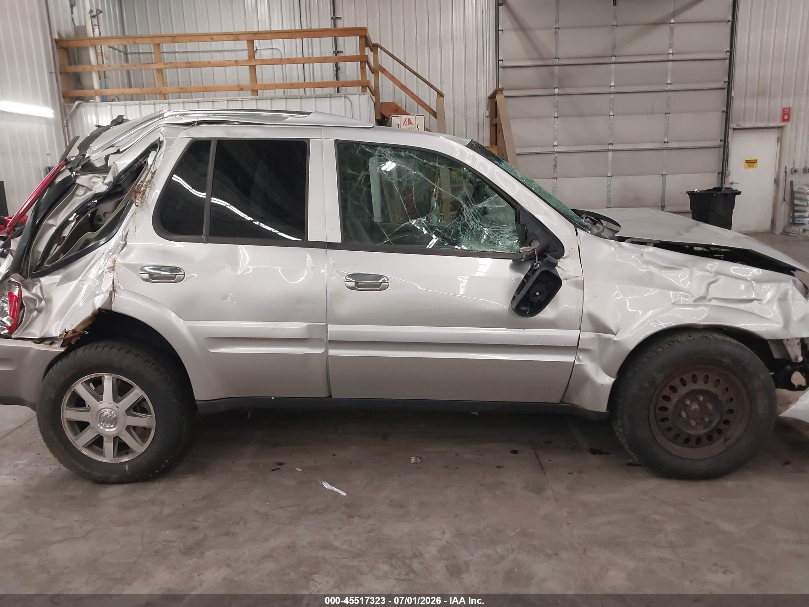 2006 Buick Rainier Cxl Silver vin: 5GADT13S162329588