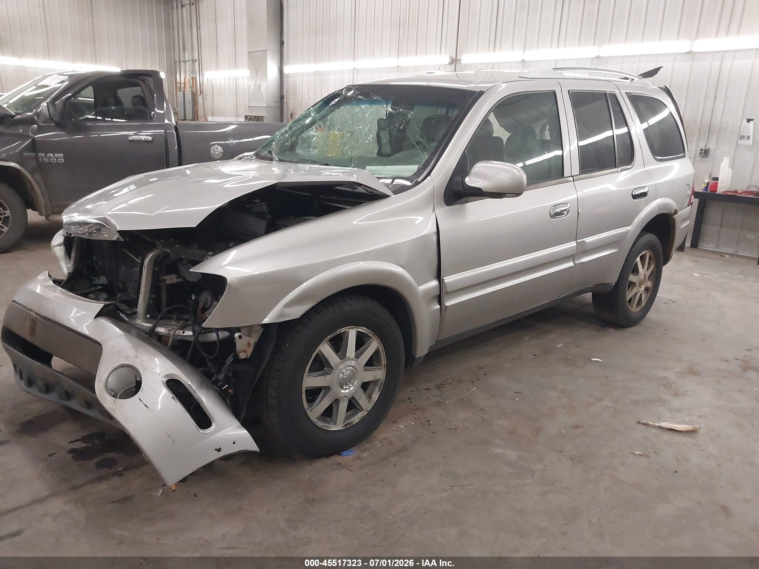 2006 Buick Rainier Cxl Silver vin: 5GADT13S162329588