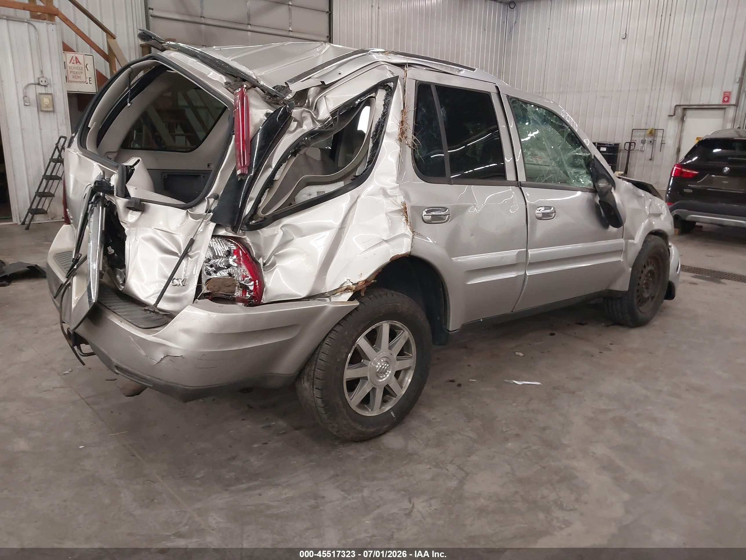 2006 Buick Rainier Cxl Silver vin: 5GADT13S162329588