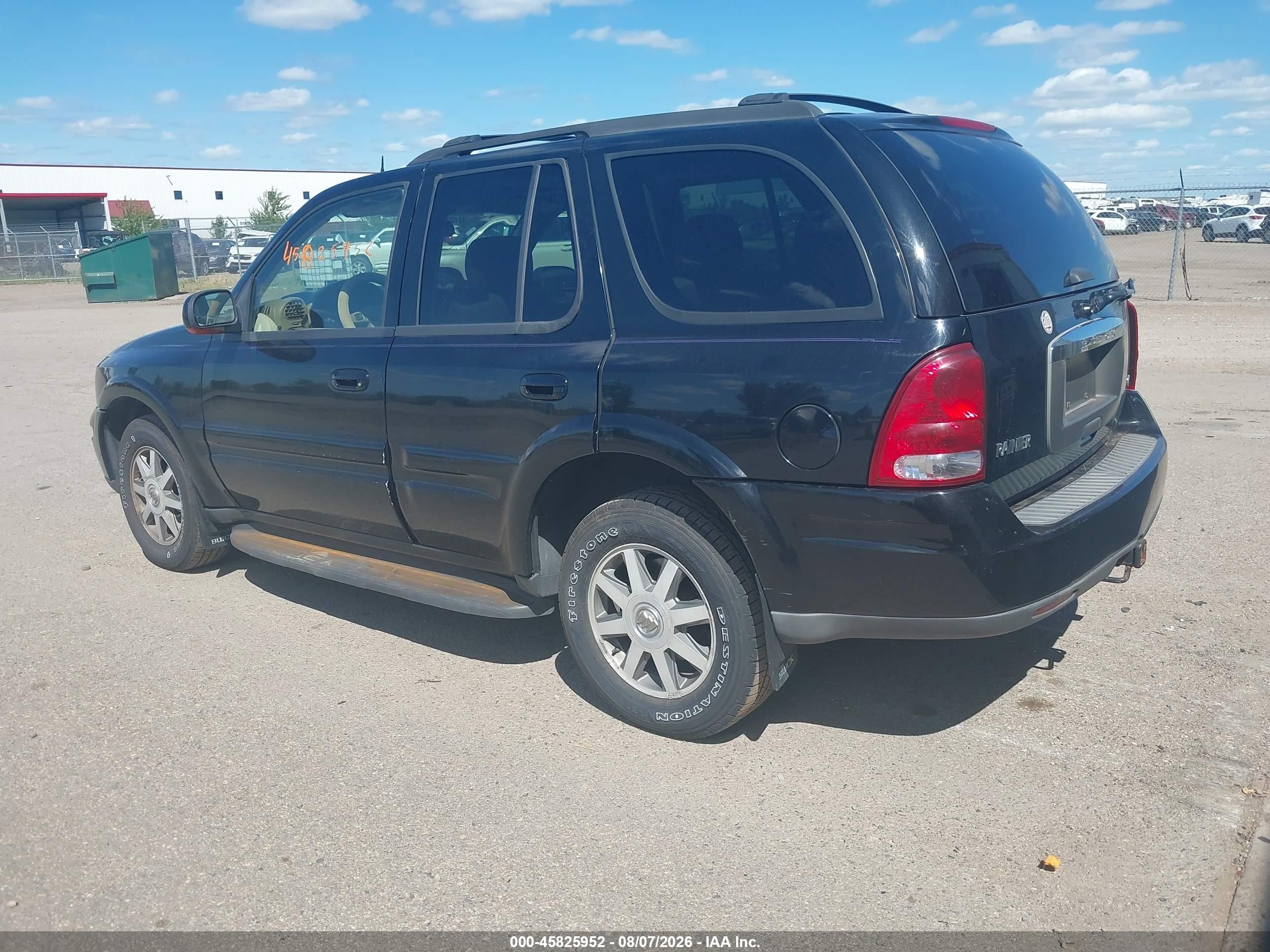 2004 Buick Rainier Cxl Plus Black vin: 5GADT13S242191816