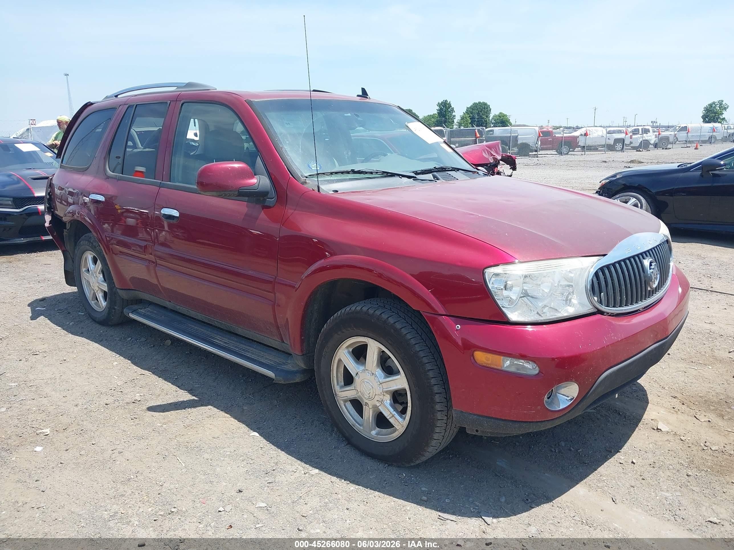 2006 Buick Rainier Cxl Maroon vin: 5GADT13S262249412