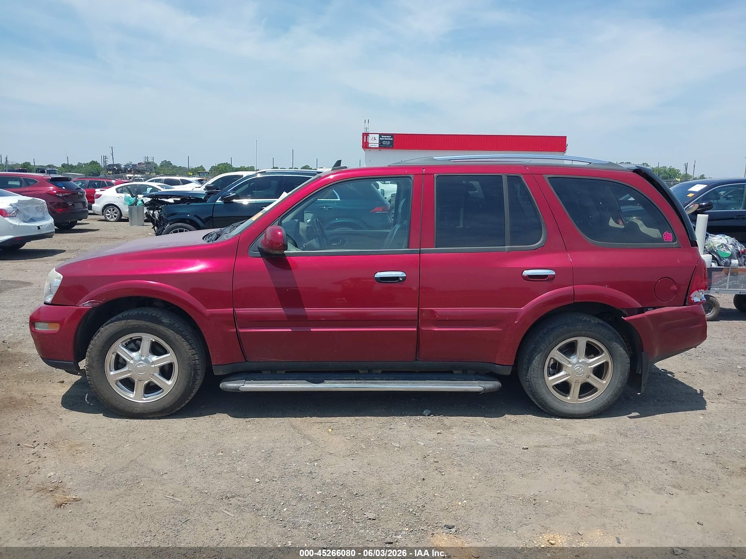 2006 Buick Rainier Cxl Maroon vin: 5GADT13S262249412
