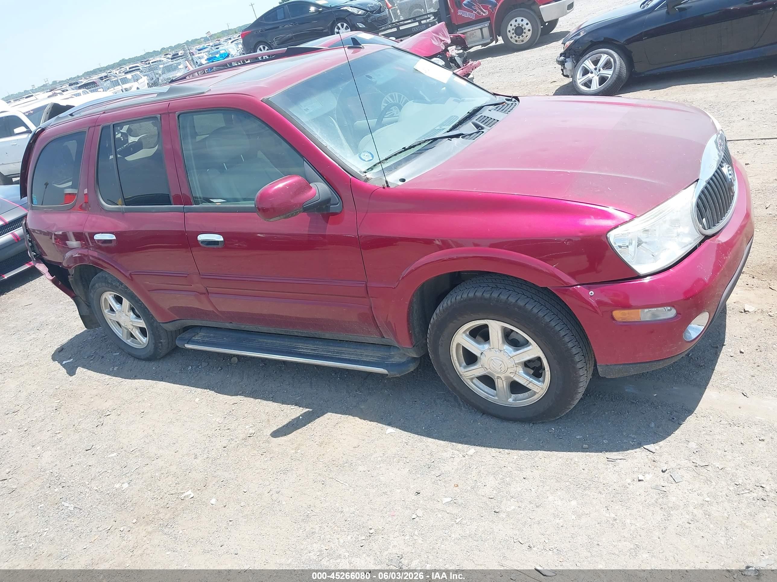 2006 Buick Rainier Cxl Maroon vin: 5GADT13S262249412