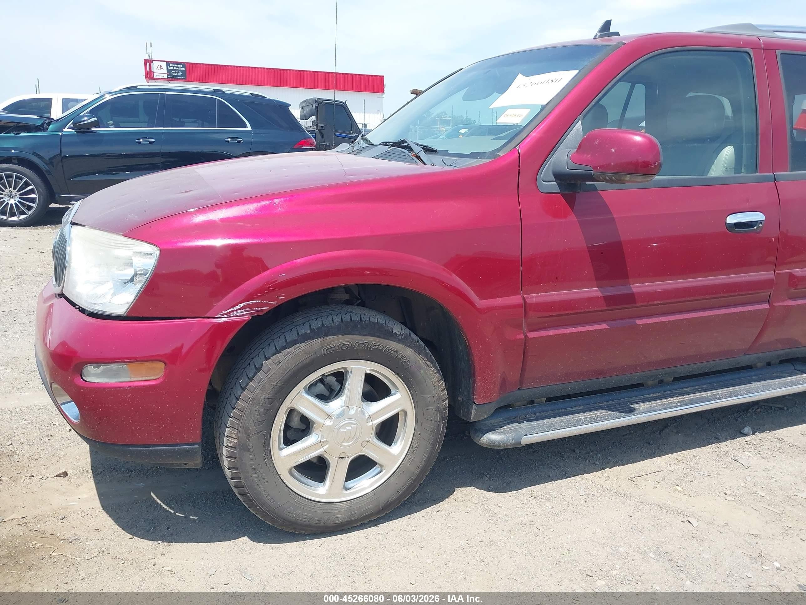 2006 Buick Rainier Cxl Maroon vin: 5GADT13S262249412