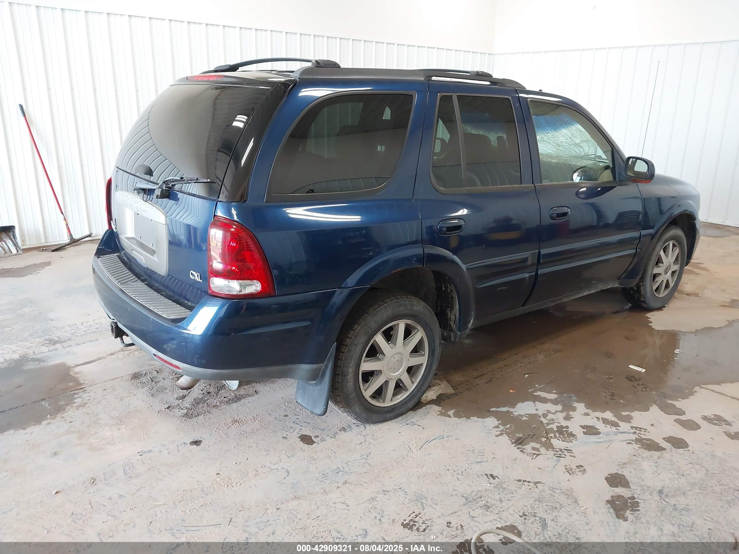 2004 Buick Rainier Cxl Plus Синий vin: 5GADT13S342271318