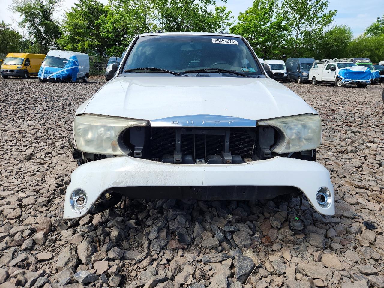 2005 Buick Rainier Cxl White vin: 5GADT13S352203294
