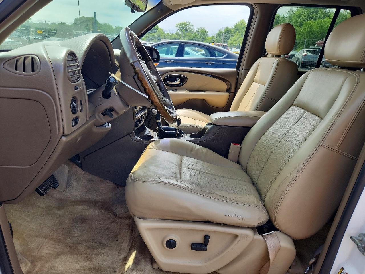 2005 Buick Rainier Cxl White vin: 5GADT13S352203294