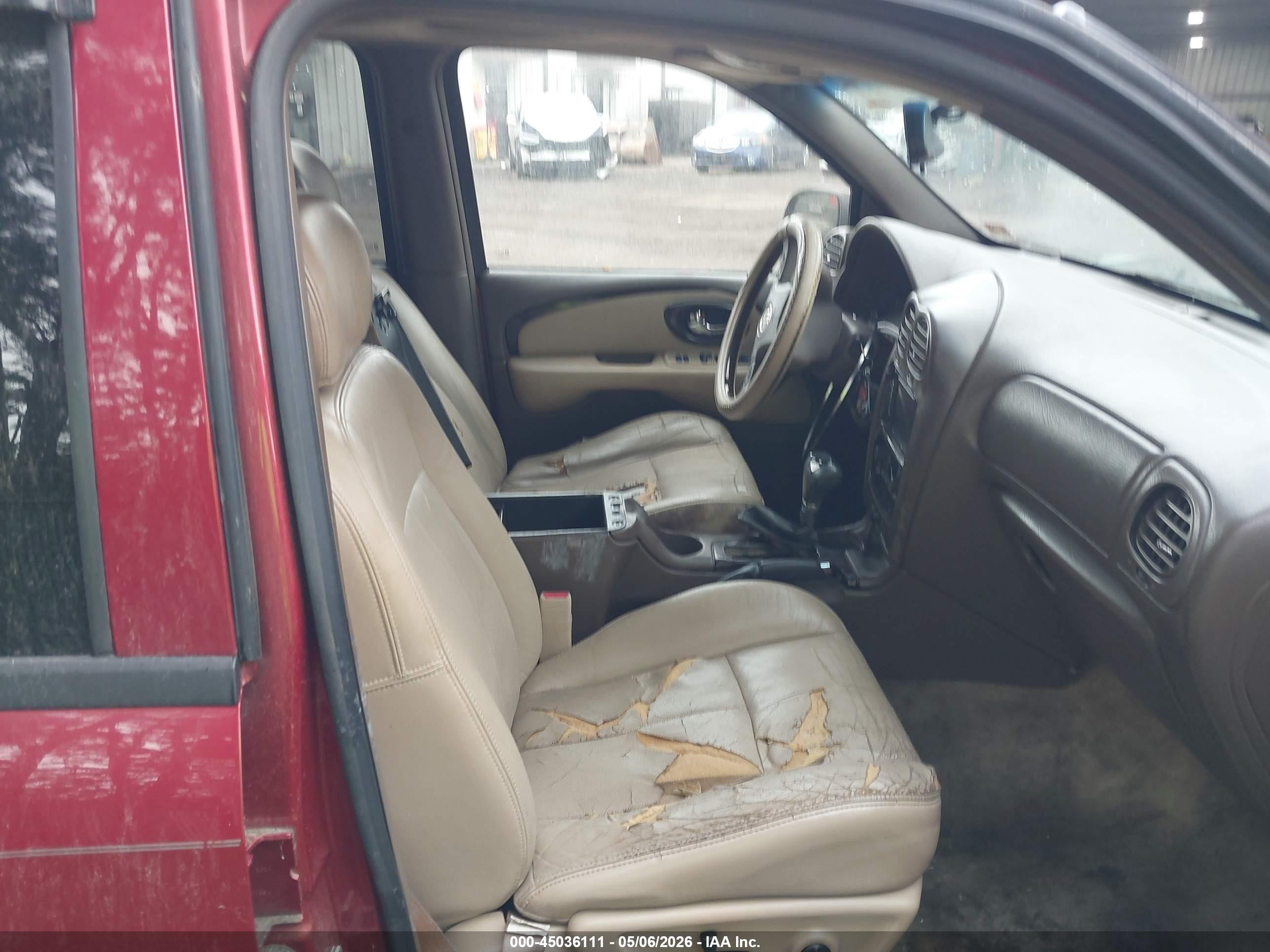 2005 Buick Rainier Cxl Maroon vin: 5GADT13S352314251