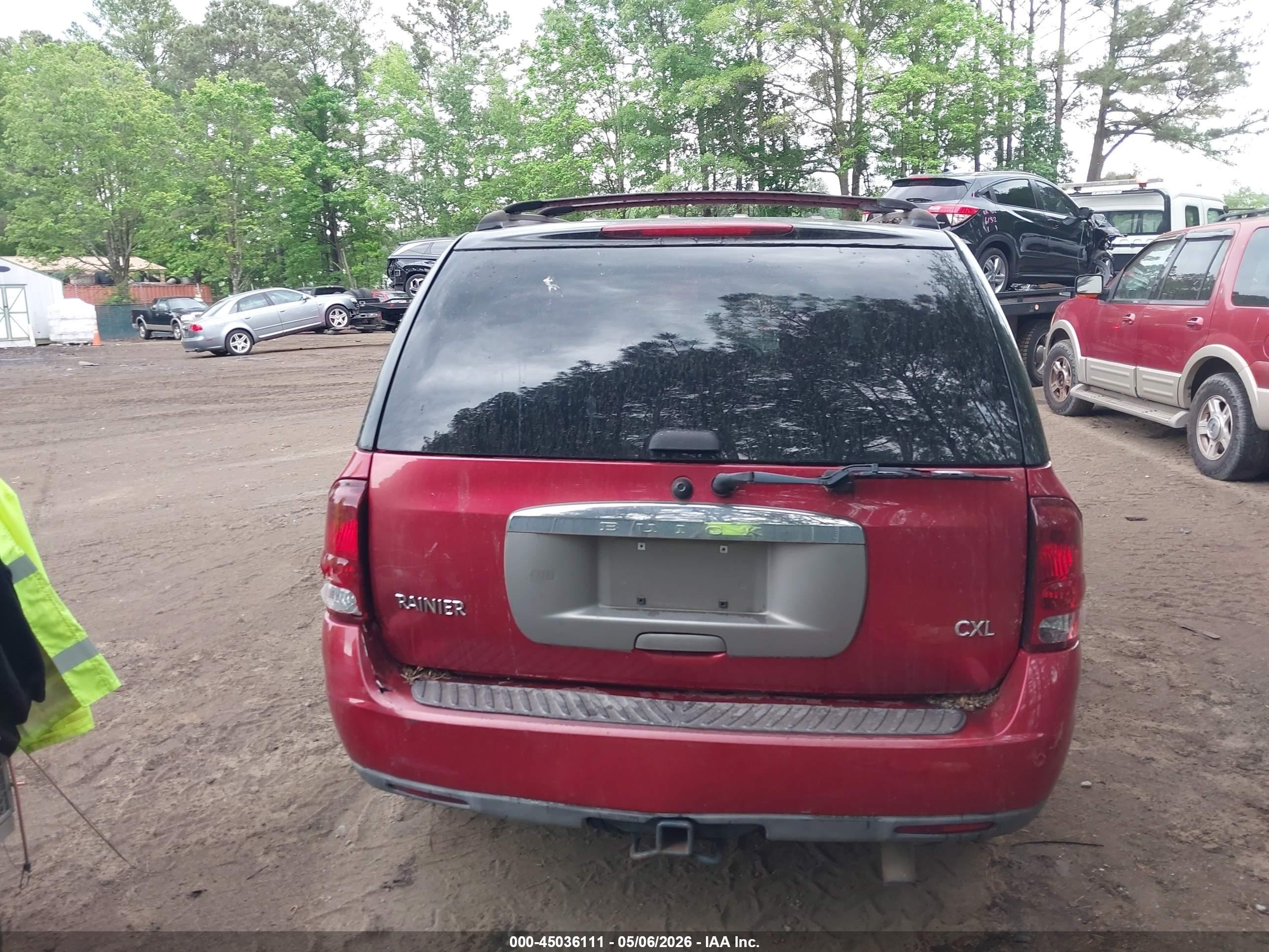 2005 Buick Rainier Cxl Maroon vin: 5GADT13S352314251