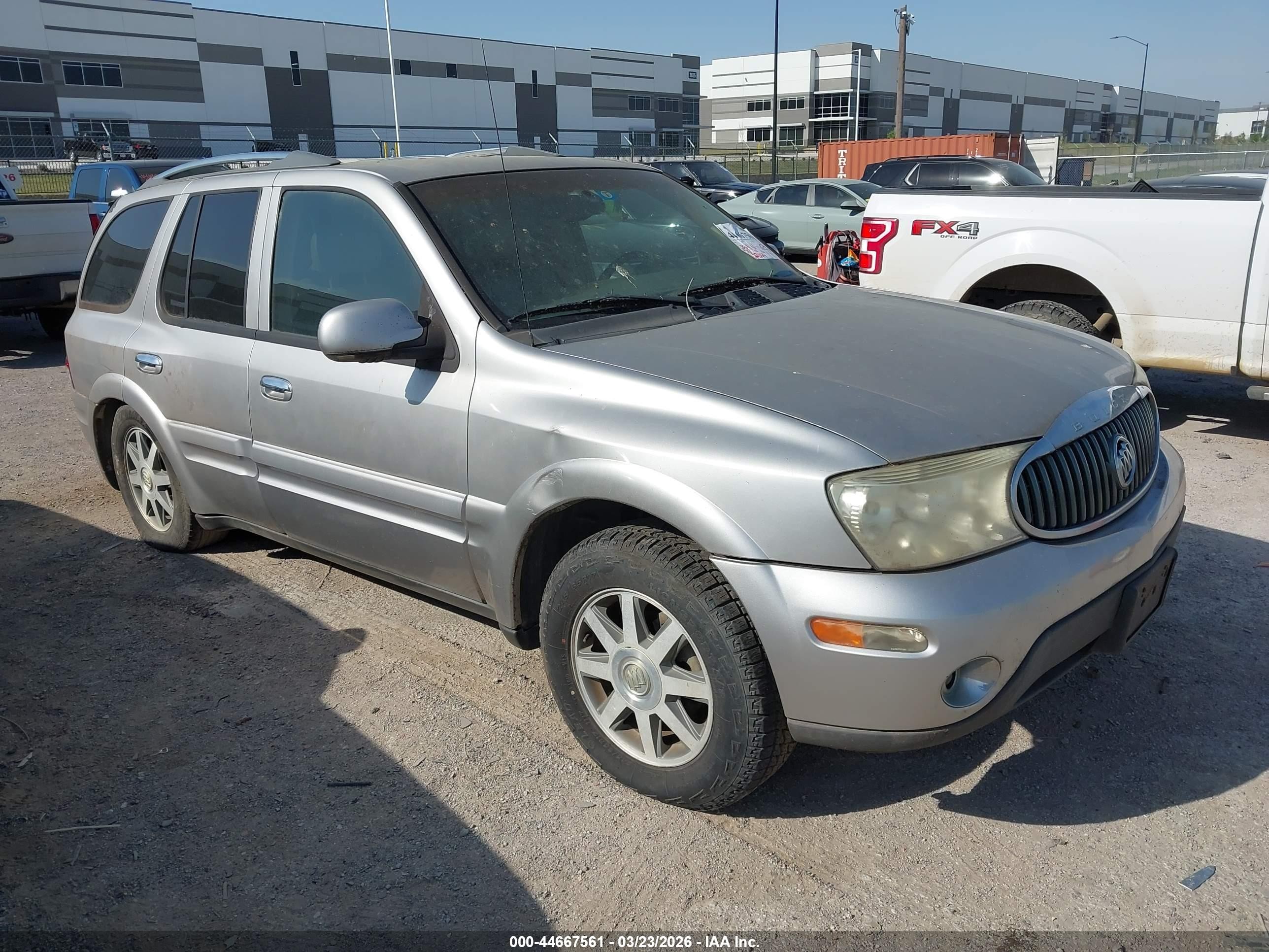 2006 Buick Rainier Cxl Silver vin: 5GADT13S362121504