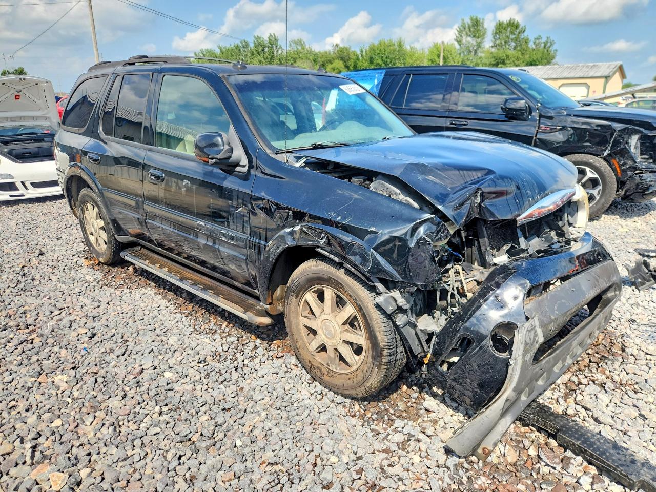 2004 Buick Rainier Cxl Black vin: 5GADT13S442304455
