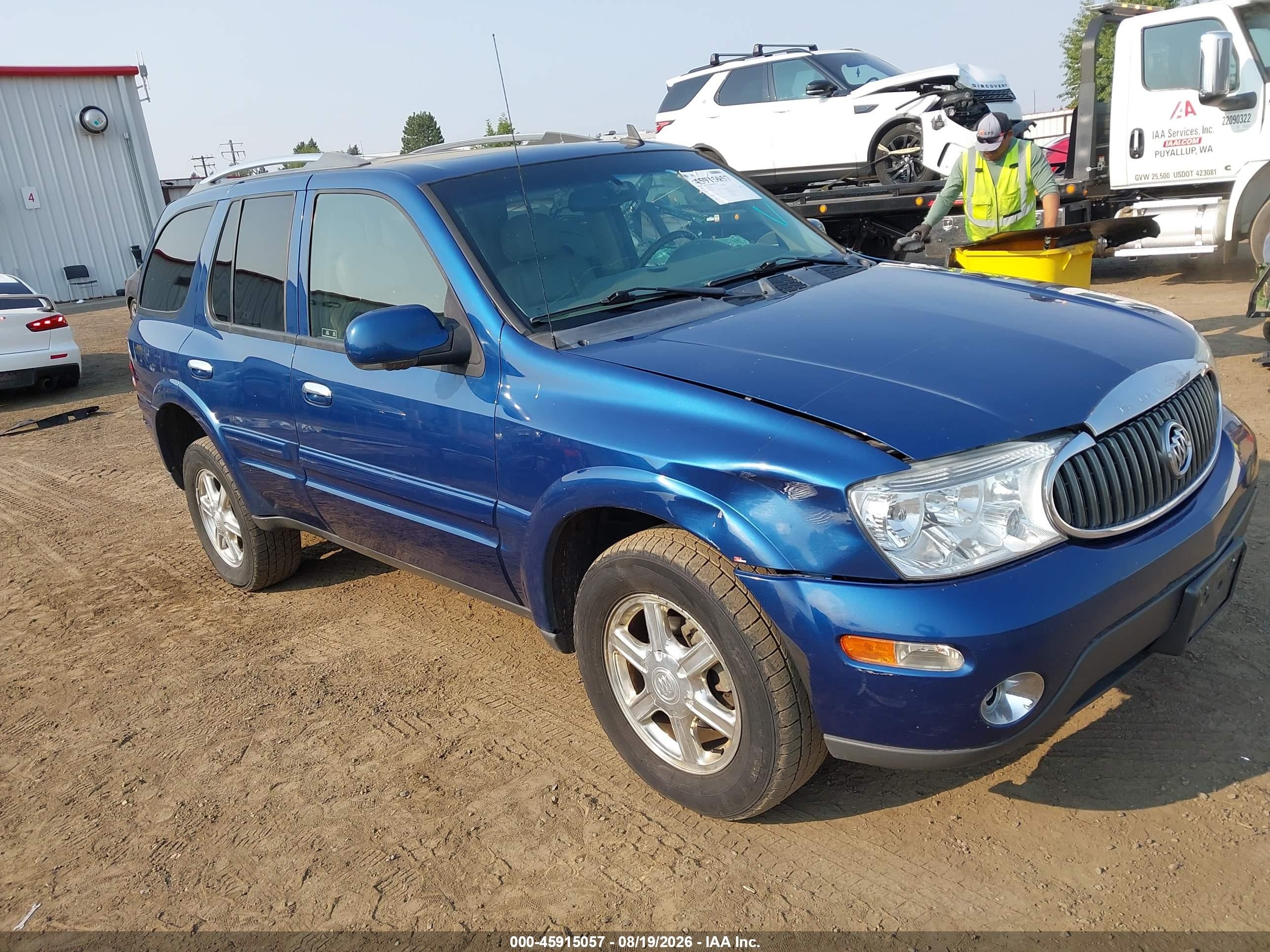 2006 Buick Rainier Cxl Blue vin: 5GADT13S462223913