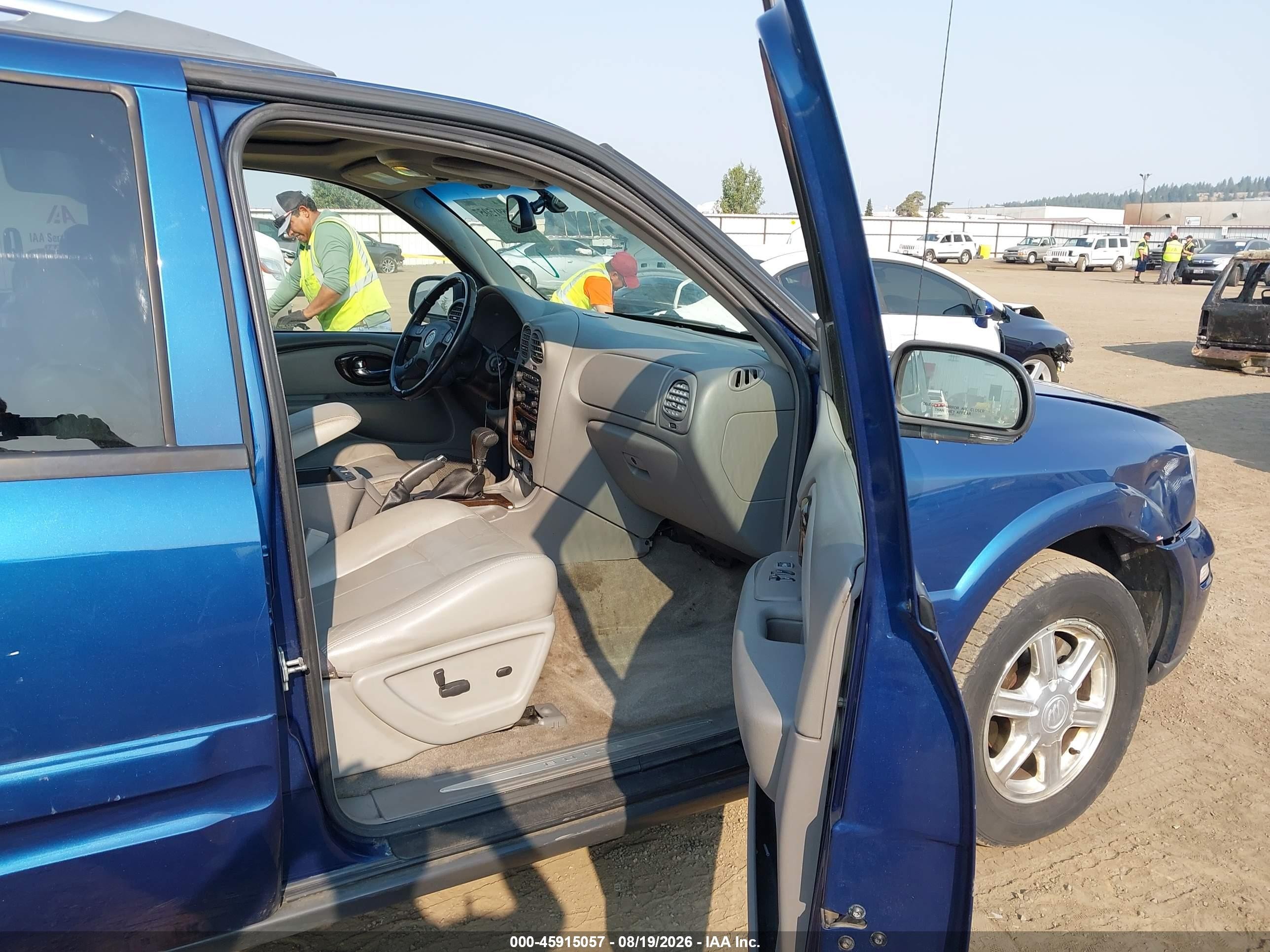 2006 Buick Rainier Cxl Blue vin: 5GADT13S462223913