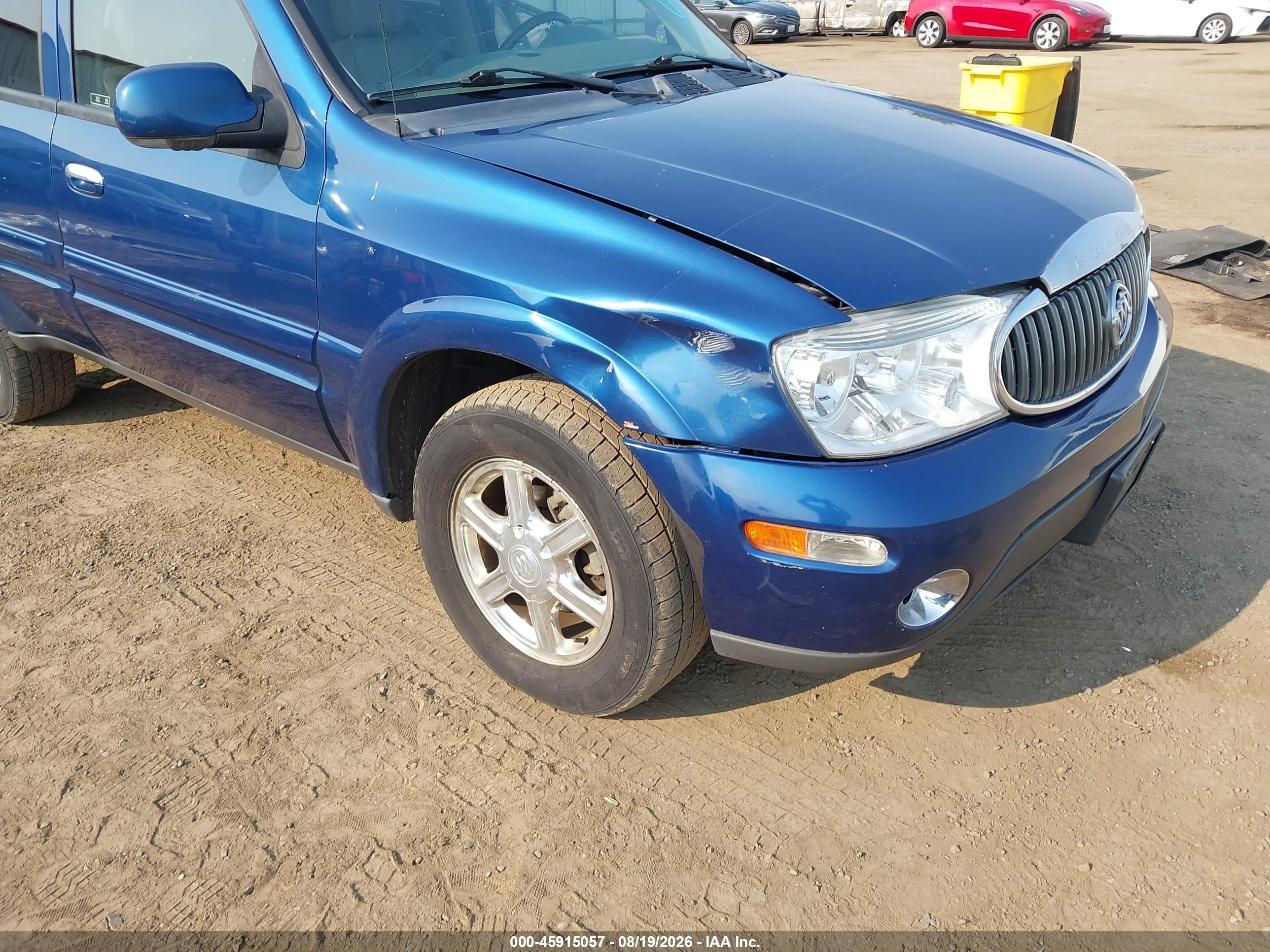 2006 Buick Rainier Cxl Blue vin: 5GADT13S462223913