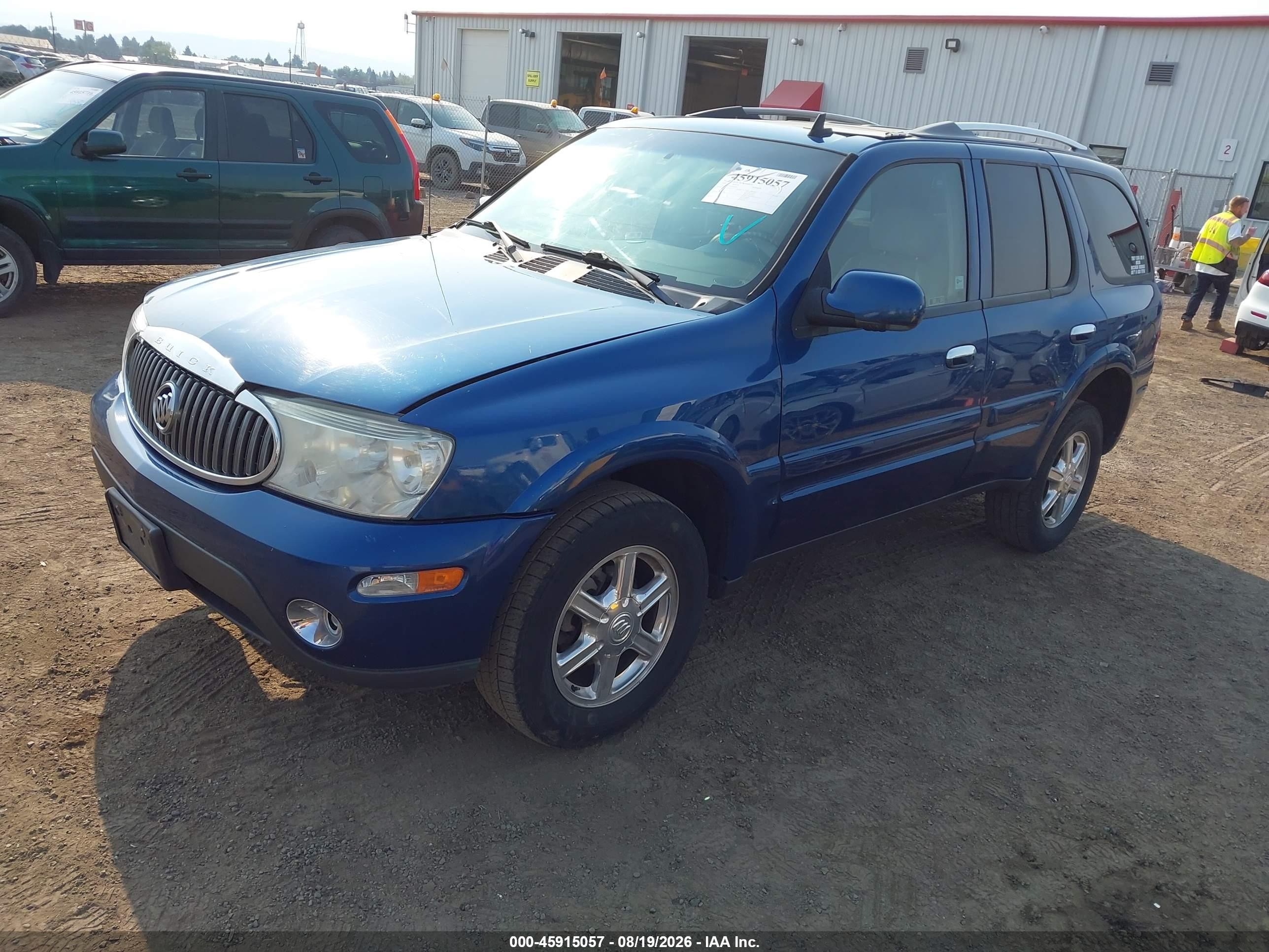 2006 Buick Rainier Cxl Blue vin: 5GADT13S462223913