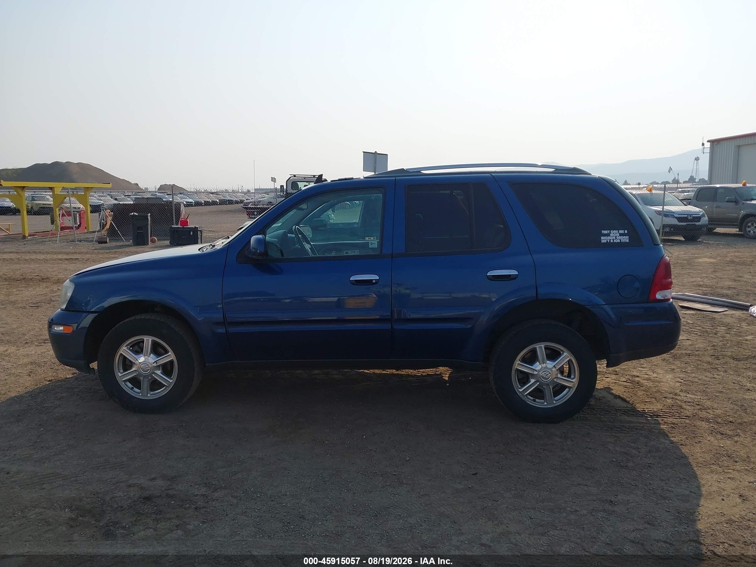 2006 Buick Rainier Cxl Blue vin: 5GADT13S462223913
