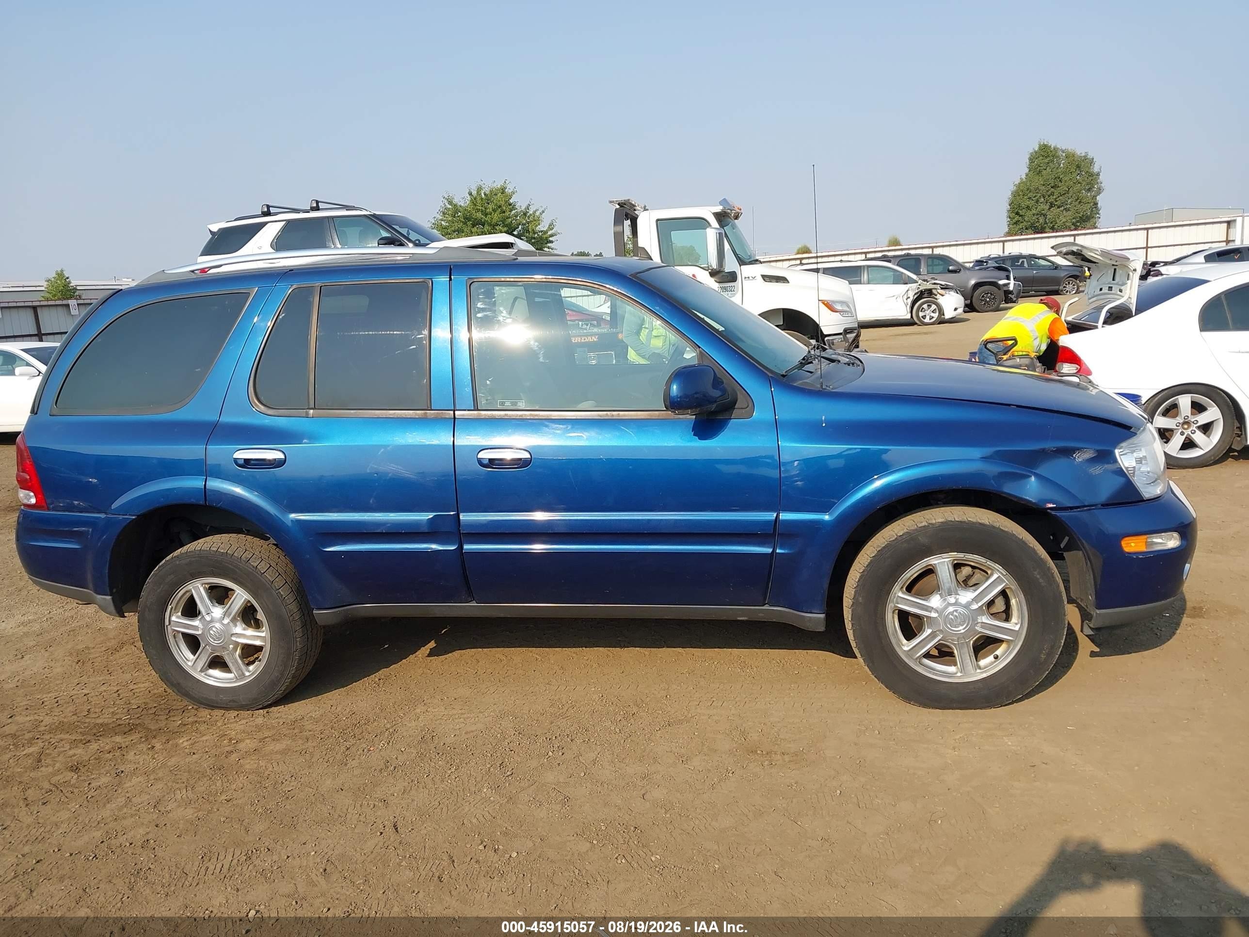 2006 Buick Rainier Cxl Blue vin: 5GADT13S462223913