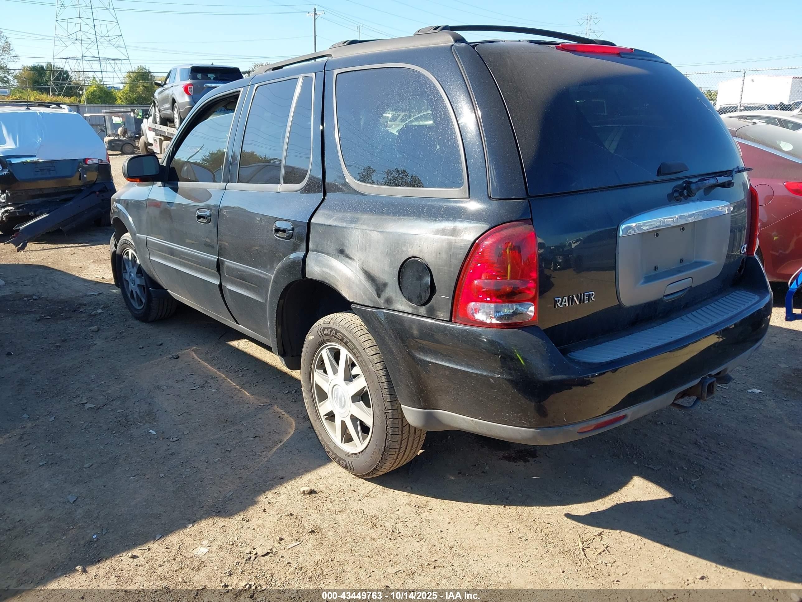 2004 Buick Rainier Cxl Черный vin: 5GADT13S642183797