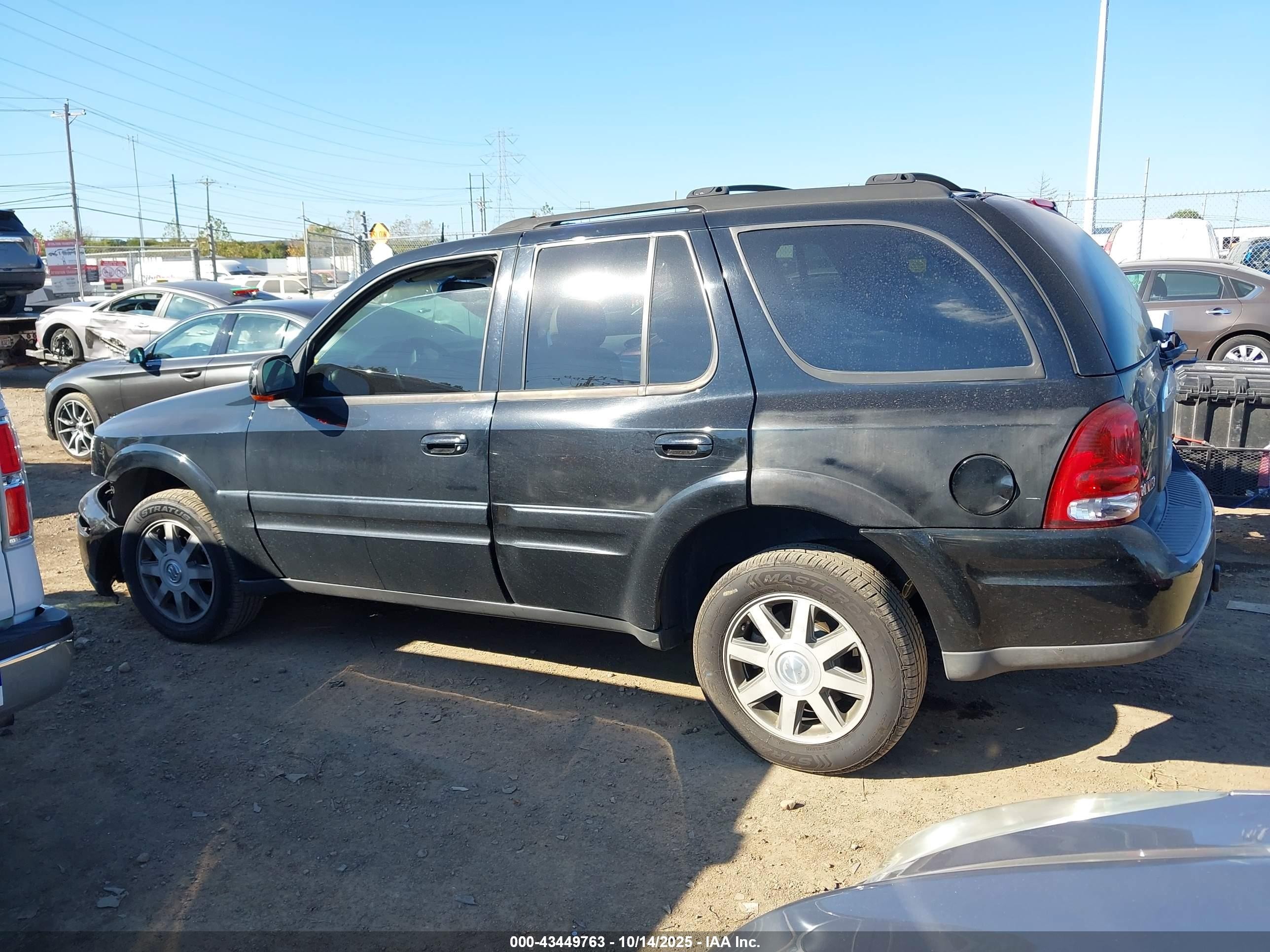 2004 Buick Rainier Cxl Черный vin: 5GADT13S642183797