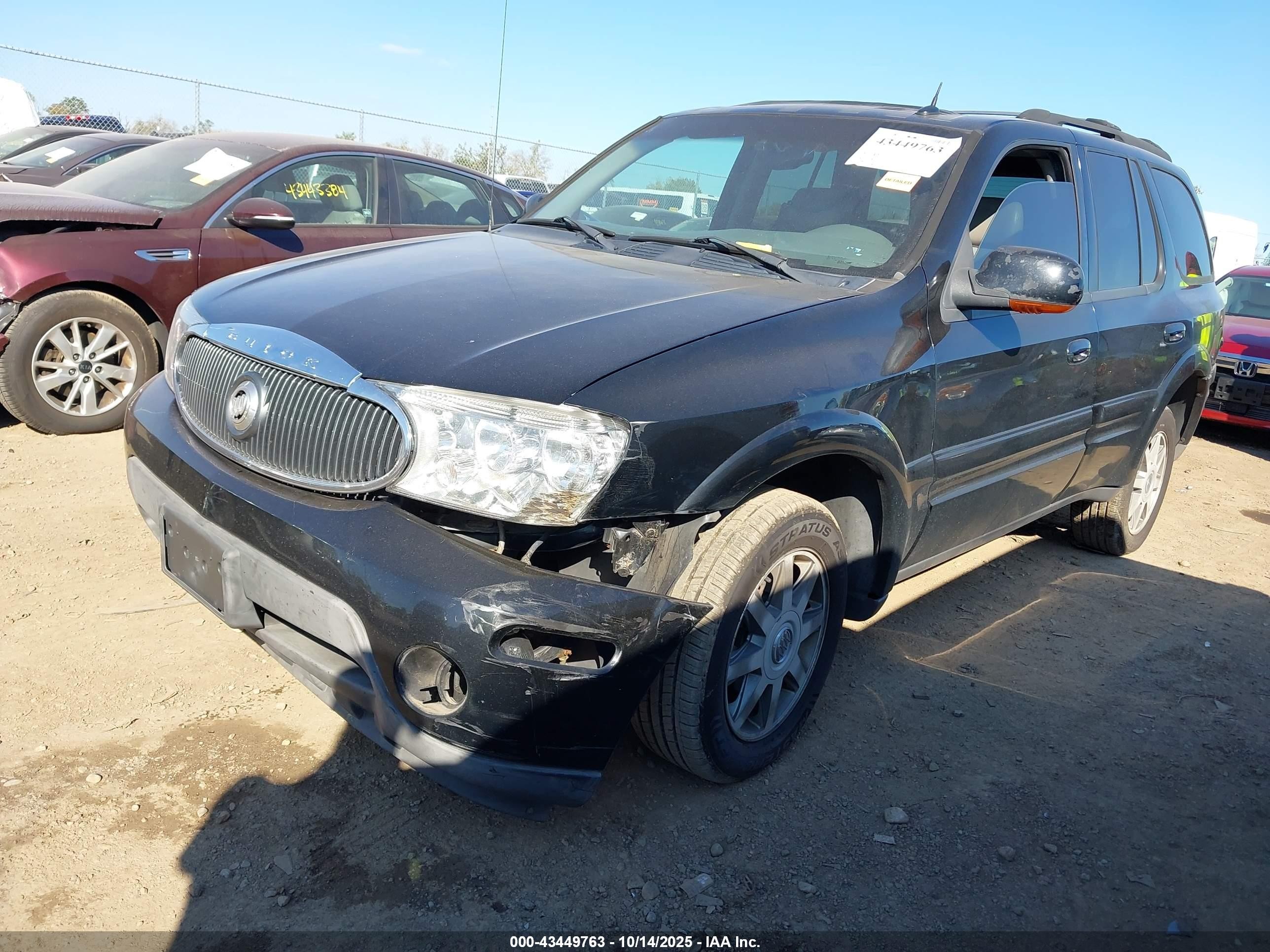 2004 Buick Rainier Cxl Черный vin: 5GADT13S642183797