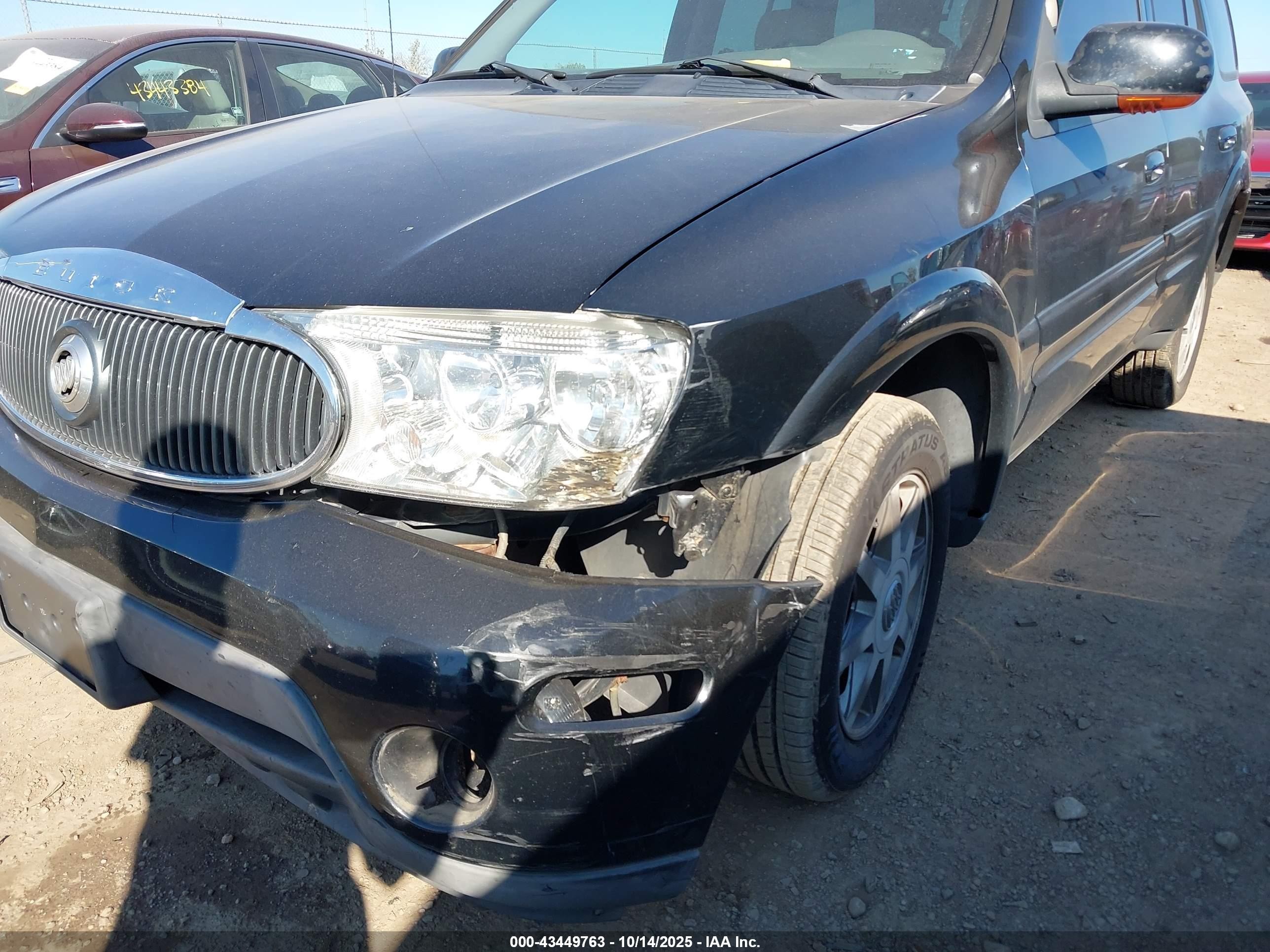 2004 Buick Rainier Cxl Черный vin: 5GADT13S642183797